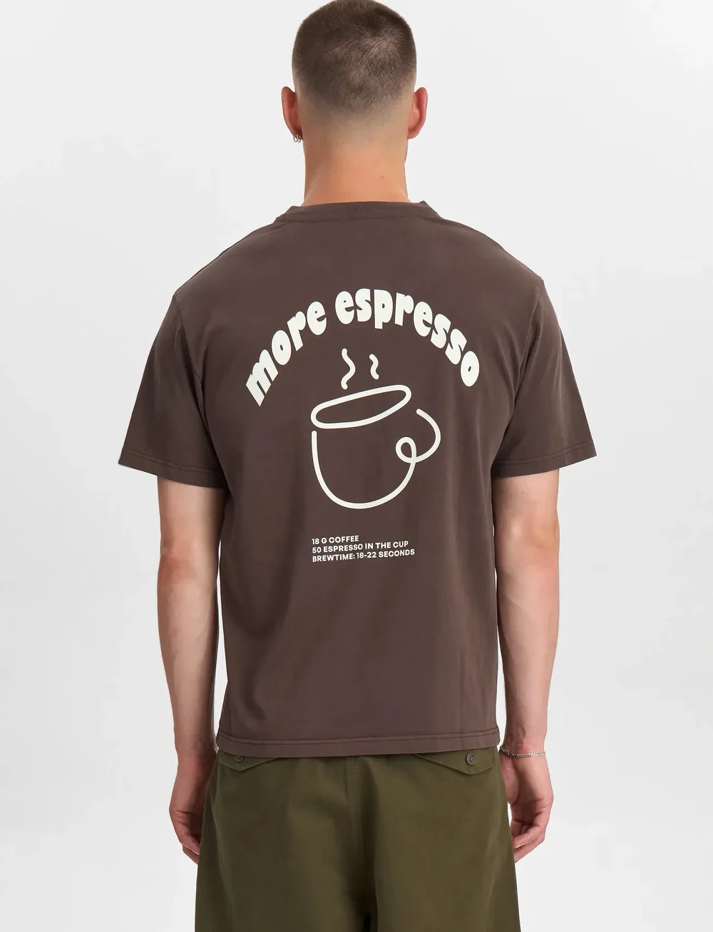 Anerkjendt - AKVILLADS ESPRESSO PRINT S/S TEE - kortærmede t-shirts - mulch - 5