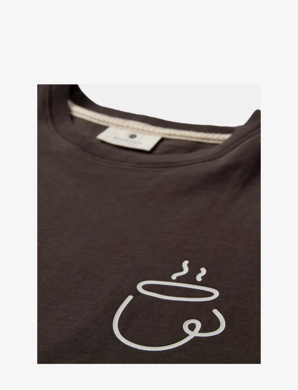 Anerkjendt - AKVILLADS ESPRESSO PRINT S/S TEE - kortærmede t-shirts - mulch - 3