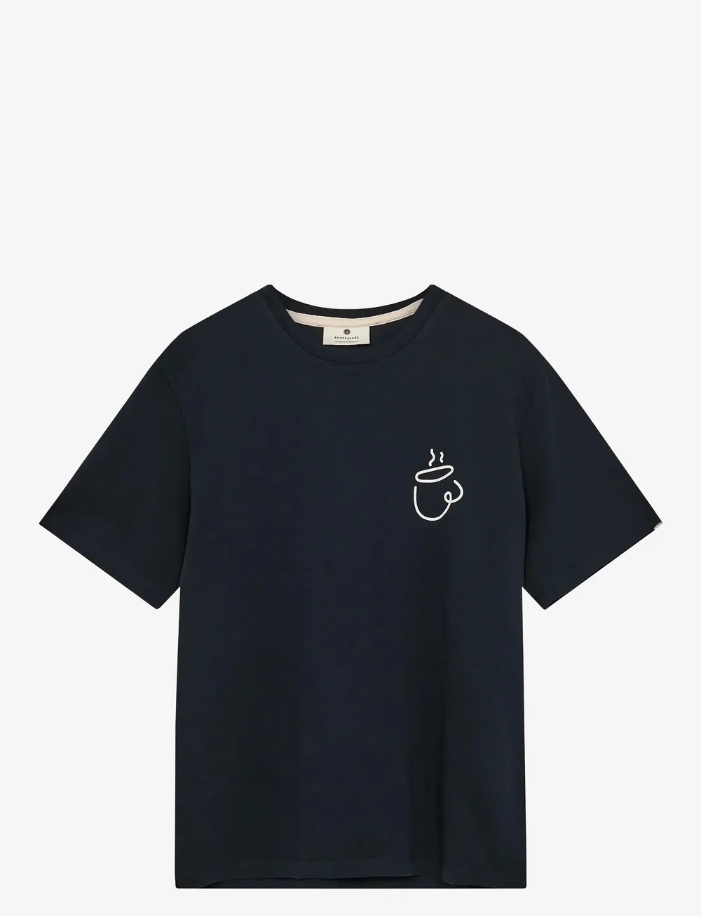 Anerkjendt - AKVILLADS ESPRESSO PRINT S/S TEE - kortærmede t-shirts - sky captain - 0