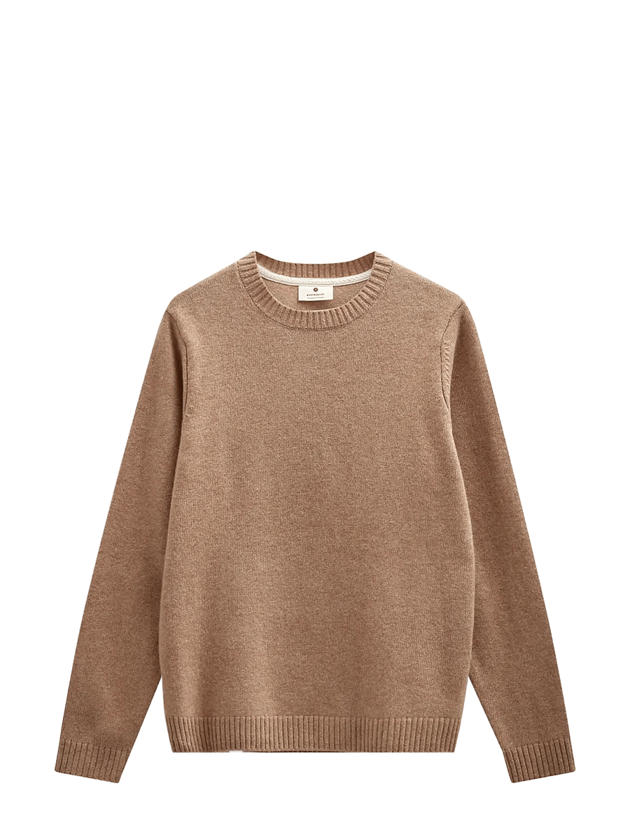 Anerkjendt - AKPETER MERINO WOOL KNIT - rundhals - ermine - 0
