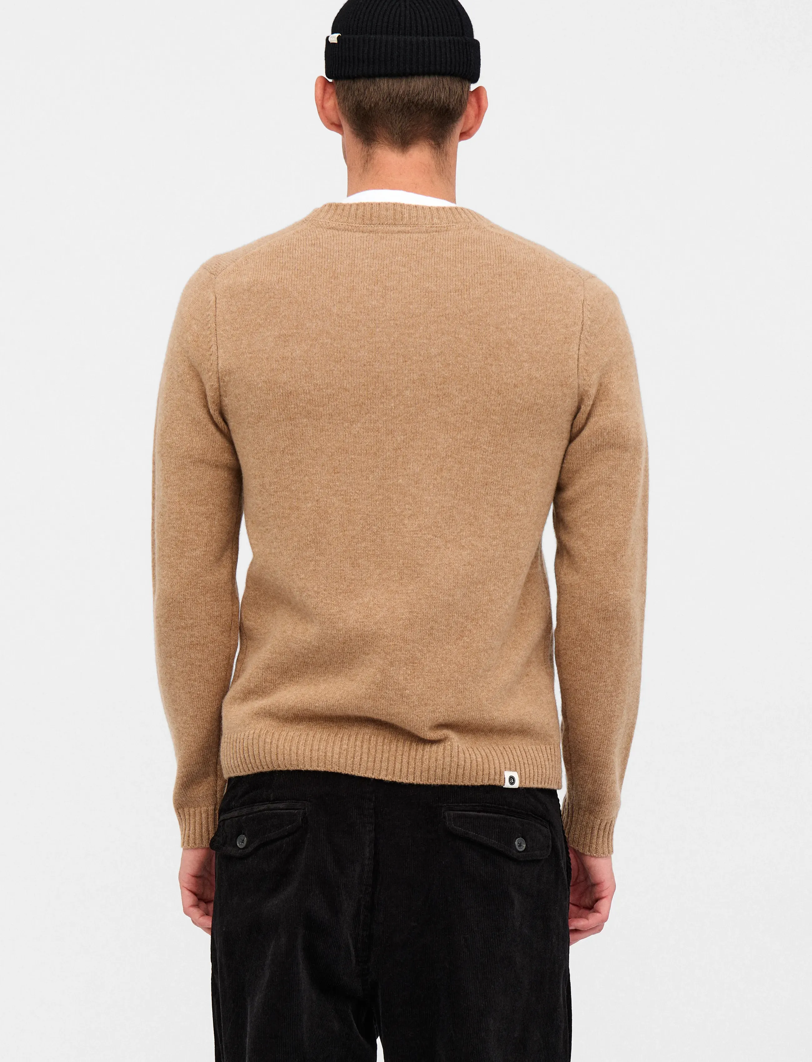 Anerkjendt - AKPETER MERINO WOOL KNIT - rundhals - ermine - 4