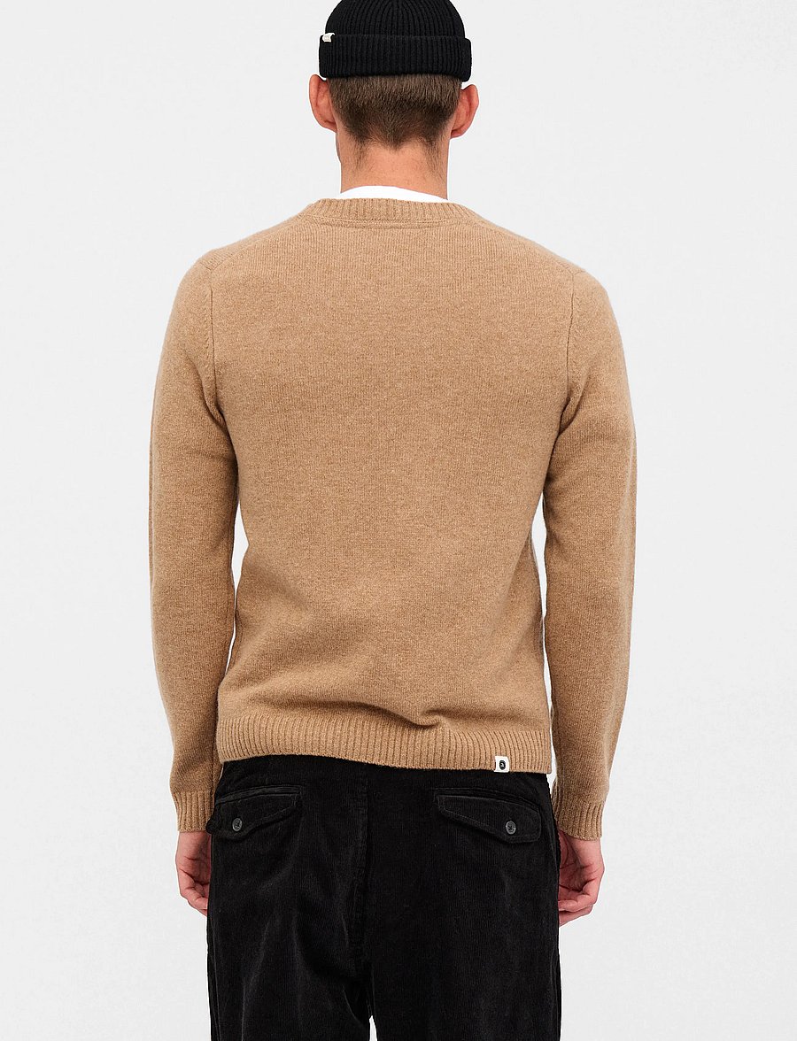 Anerkjendt - AKPETER MERINO WOOL KNIT - rundhals - ermine - 4
