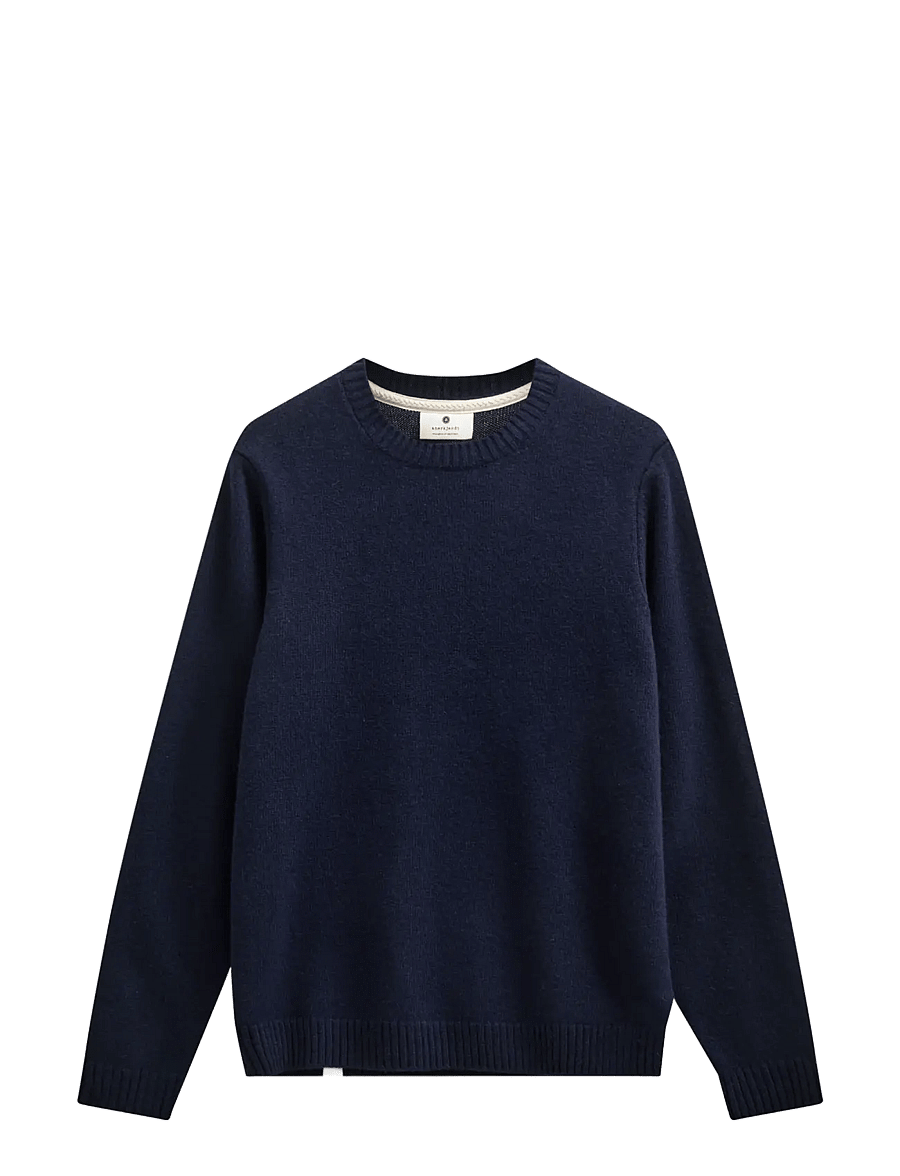 Anerkjendt - AKPETER MERINO WOOL KNIT - rundhals - sky captain - 1