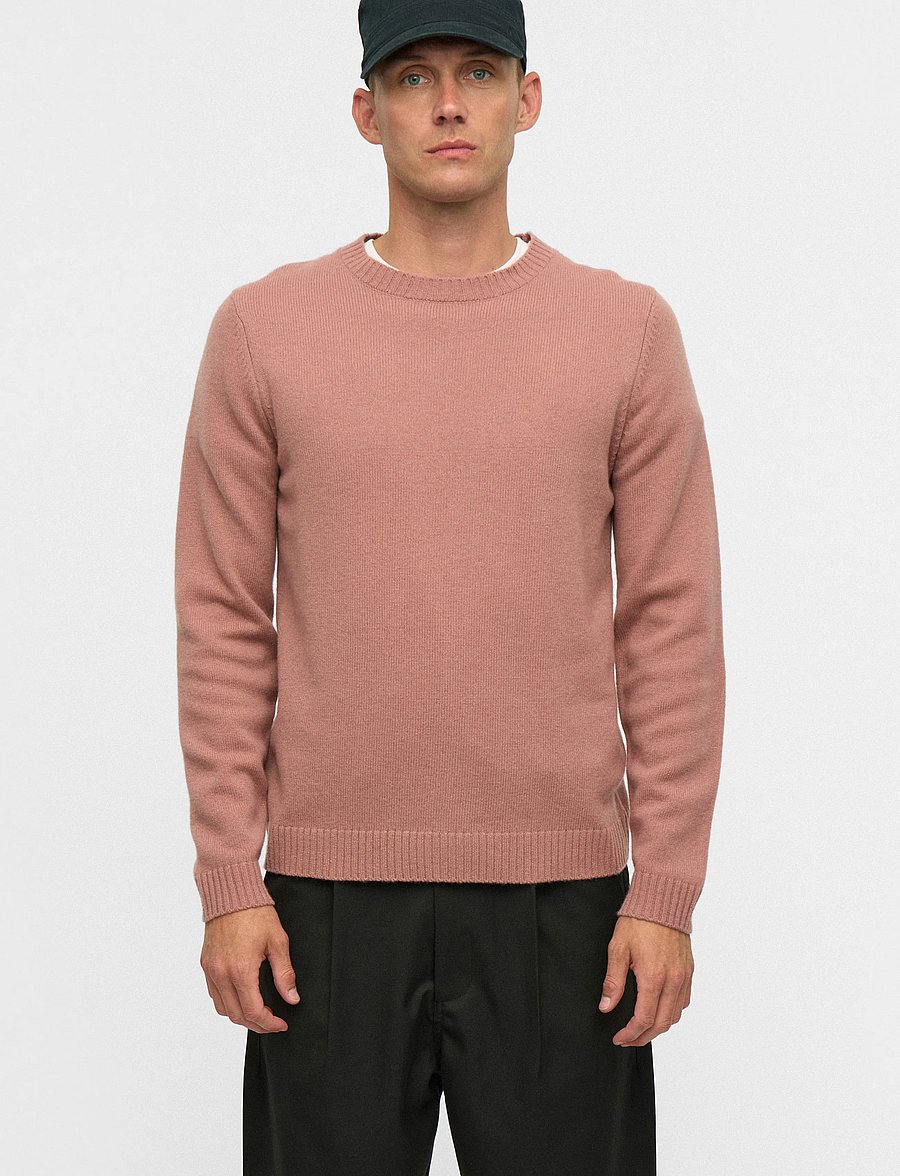 Anerkjendt - AKPETER MERINO WOOL KNIT - rundhals - zephyr - 0