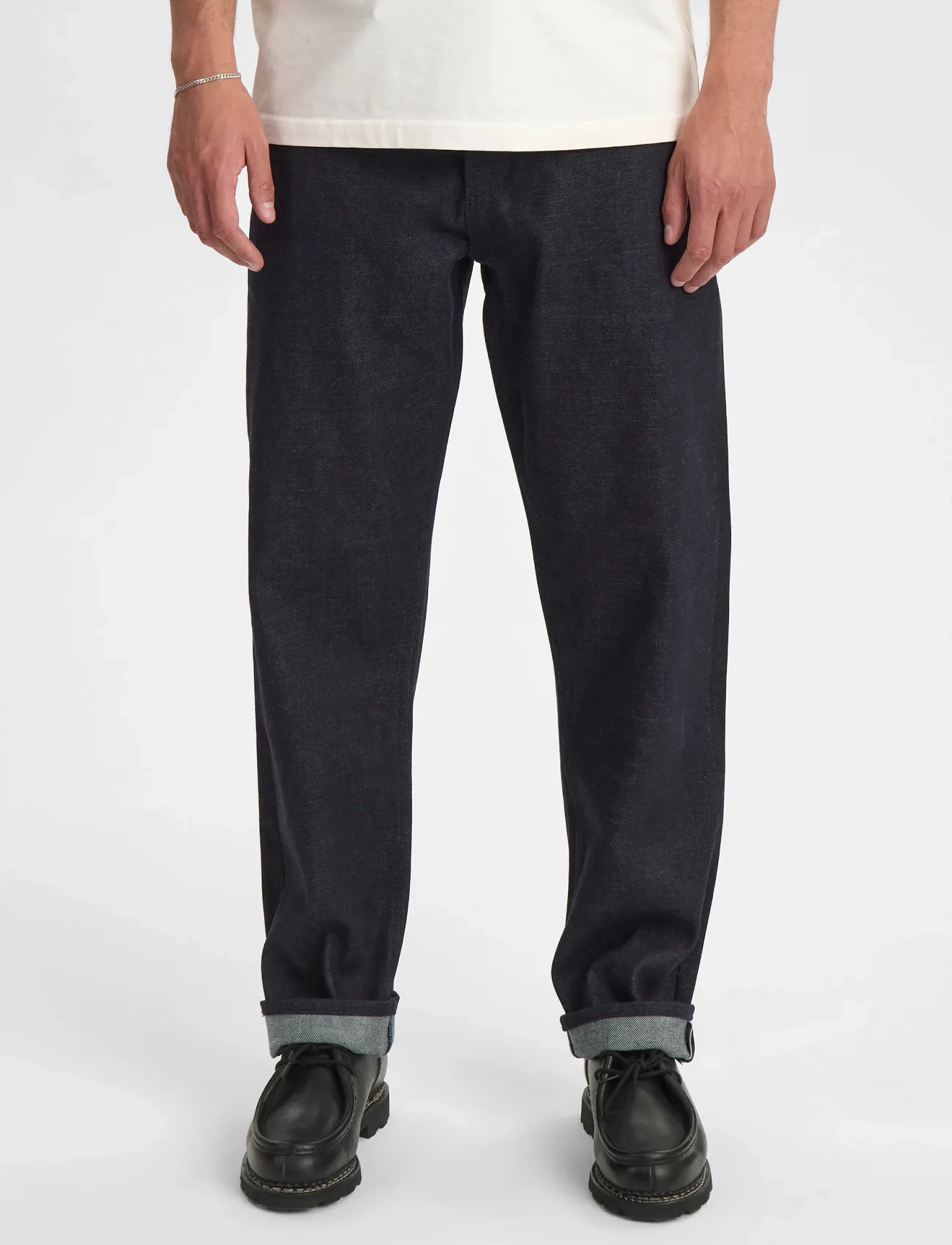 Anerkjendt - AKJAN SELVEDGE JEANS - Įprasto kirpimo džinsai - sky captain - 2