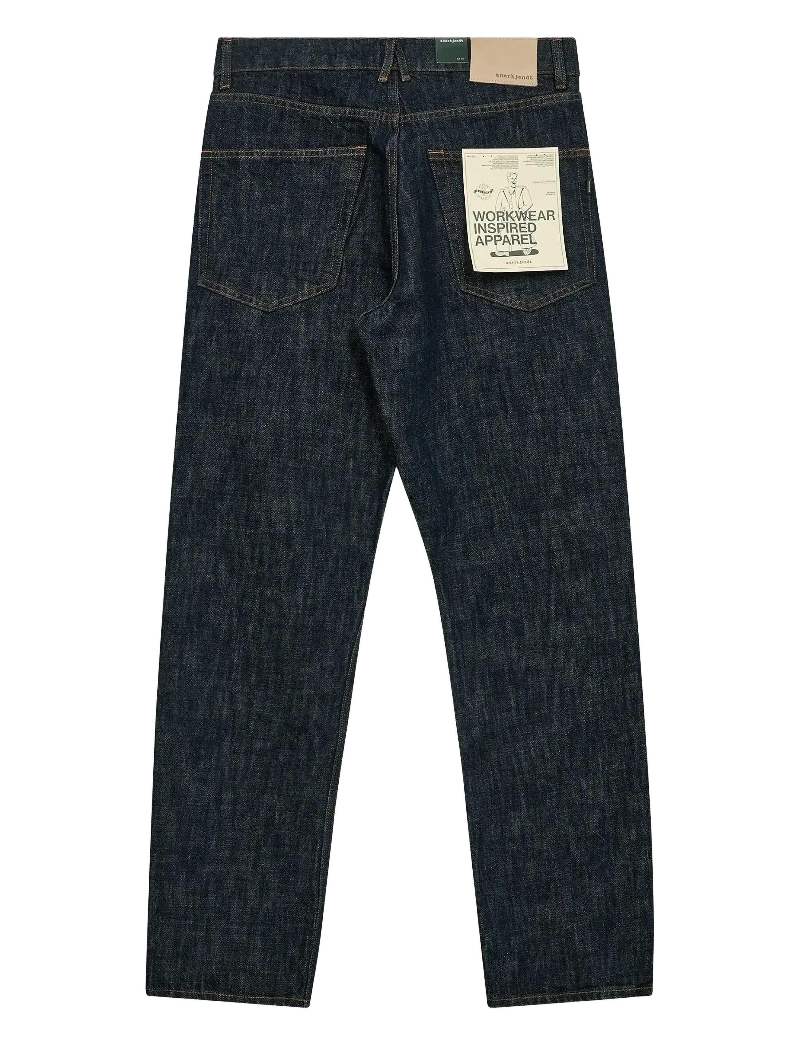 Anerkjendt - AKJUSTIN JEANS - 8004 MIDNIGHT RAW - regular jeans - midnight raw - 1