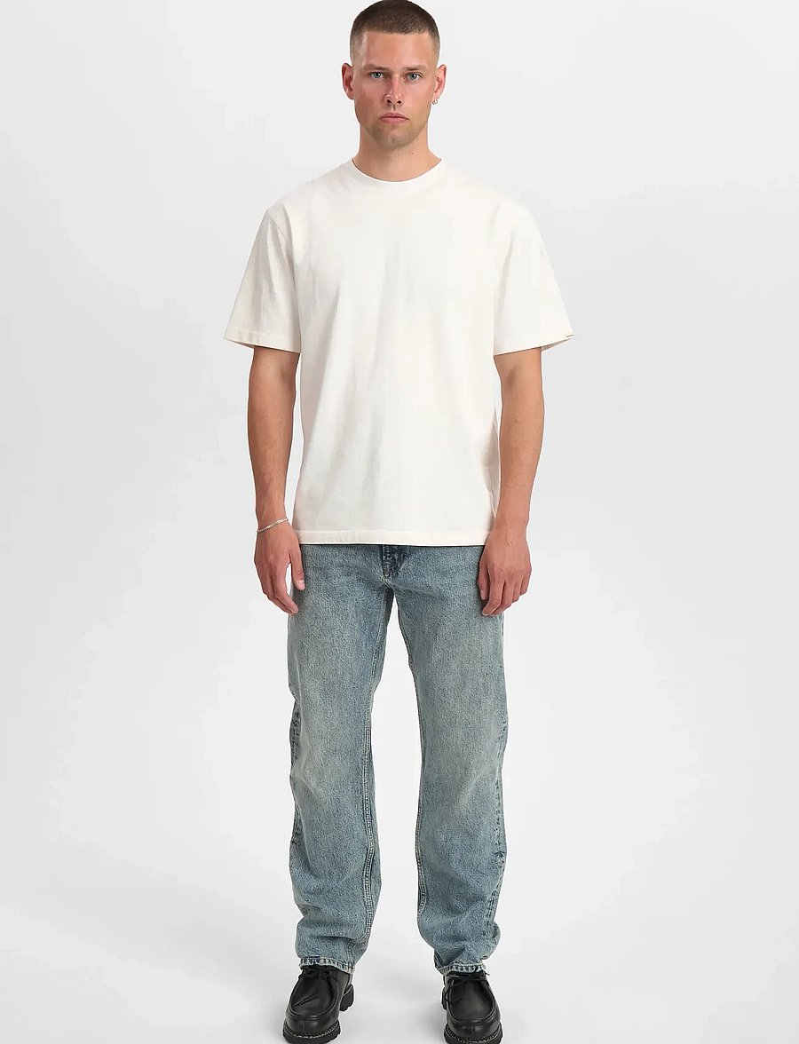 Anerkjendt - AKJUSTIN JEANS - 8006 MB MARBEL - regular jeans - medium blue marble - 3