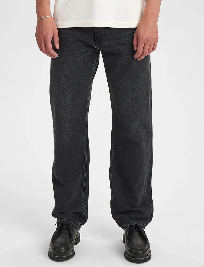 Anerkjendt - AKJUSTIN JEANS - 8002 DG SHADOW - regular jeans - dark grey shadow - 0