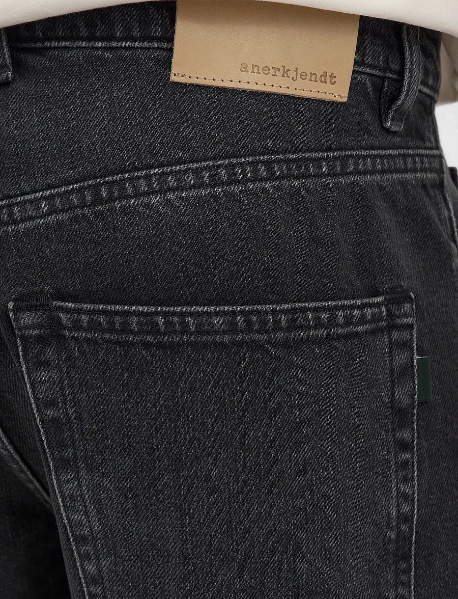 Anerkjendt - AKJONAS JEANS - 8002 DG SHADOW - loose jeans - dark grey shadow - 5