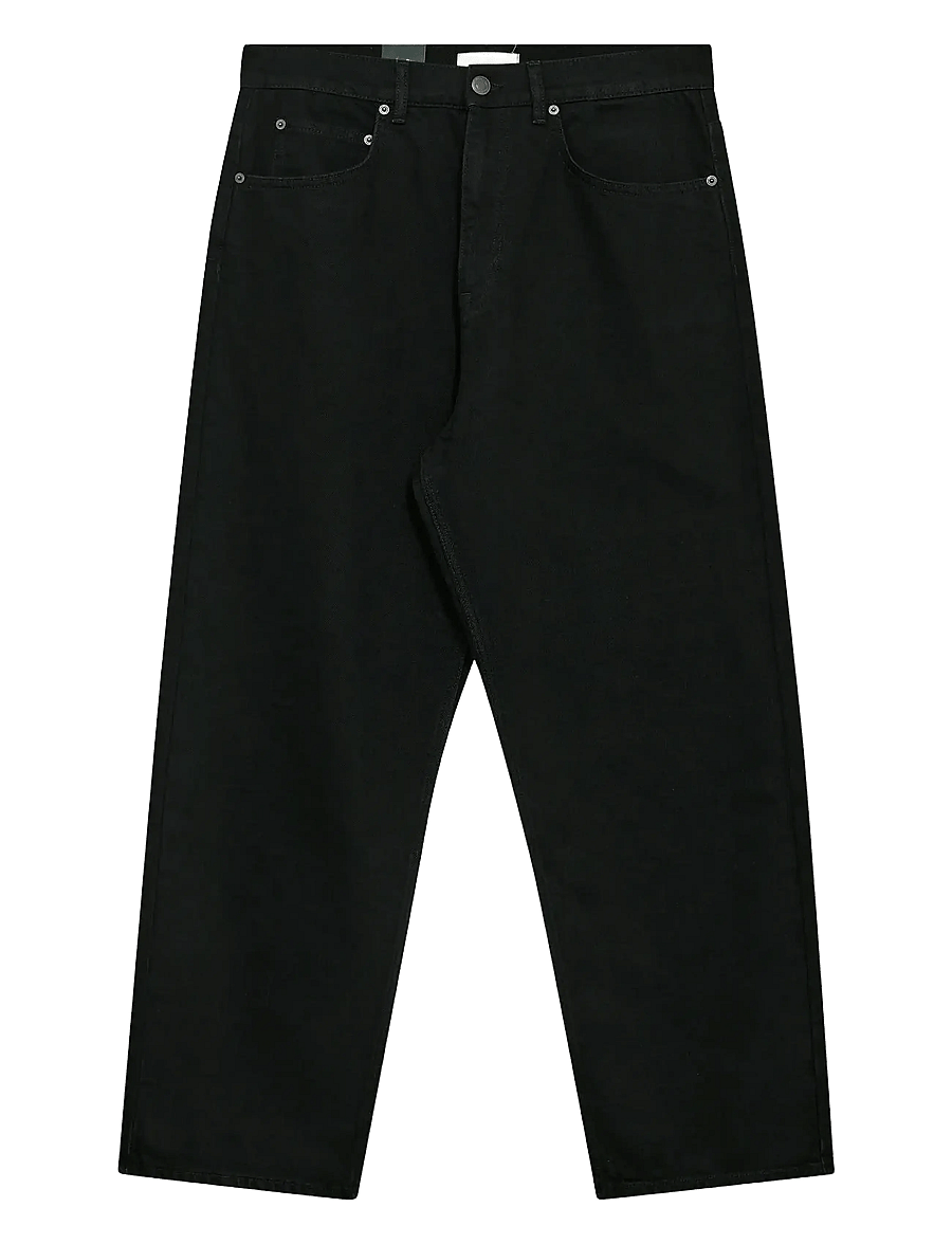 Anerkjendt - AKJONAS JEANS - 8001 TRUE BLACK - loose jeans - true black - 1