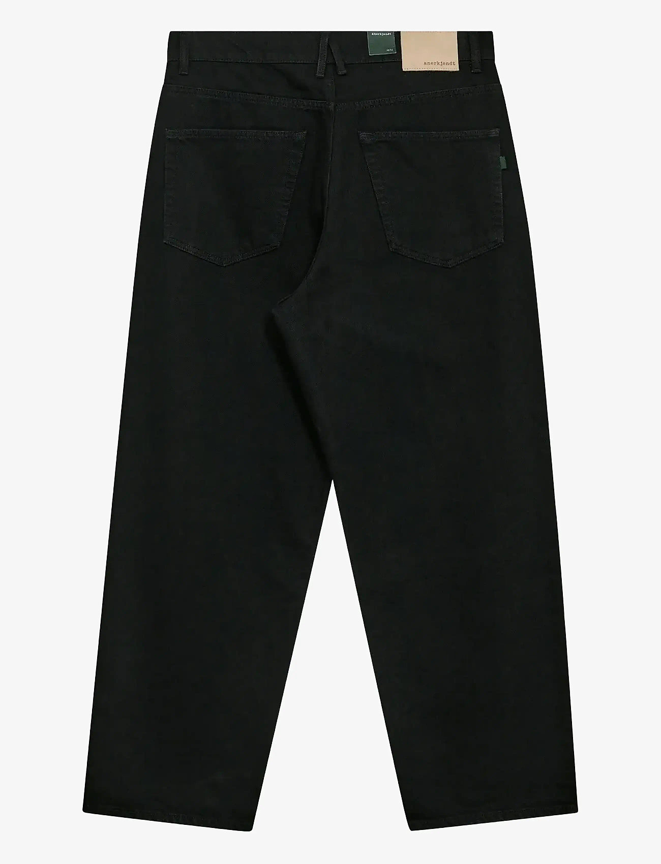 Anerkjendt - AKJONAS JEANS - 8001 TRUE BLACK - alt laienevad teksad - true black - 2