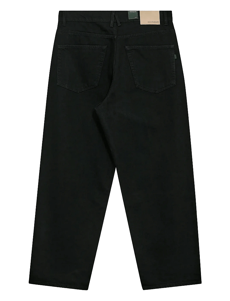 Anerkjendt - AKJONAS JEANS - 8001 TRUE BLACK - alt laienevad teksad - true black - 2