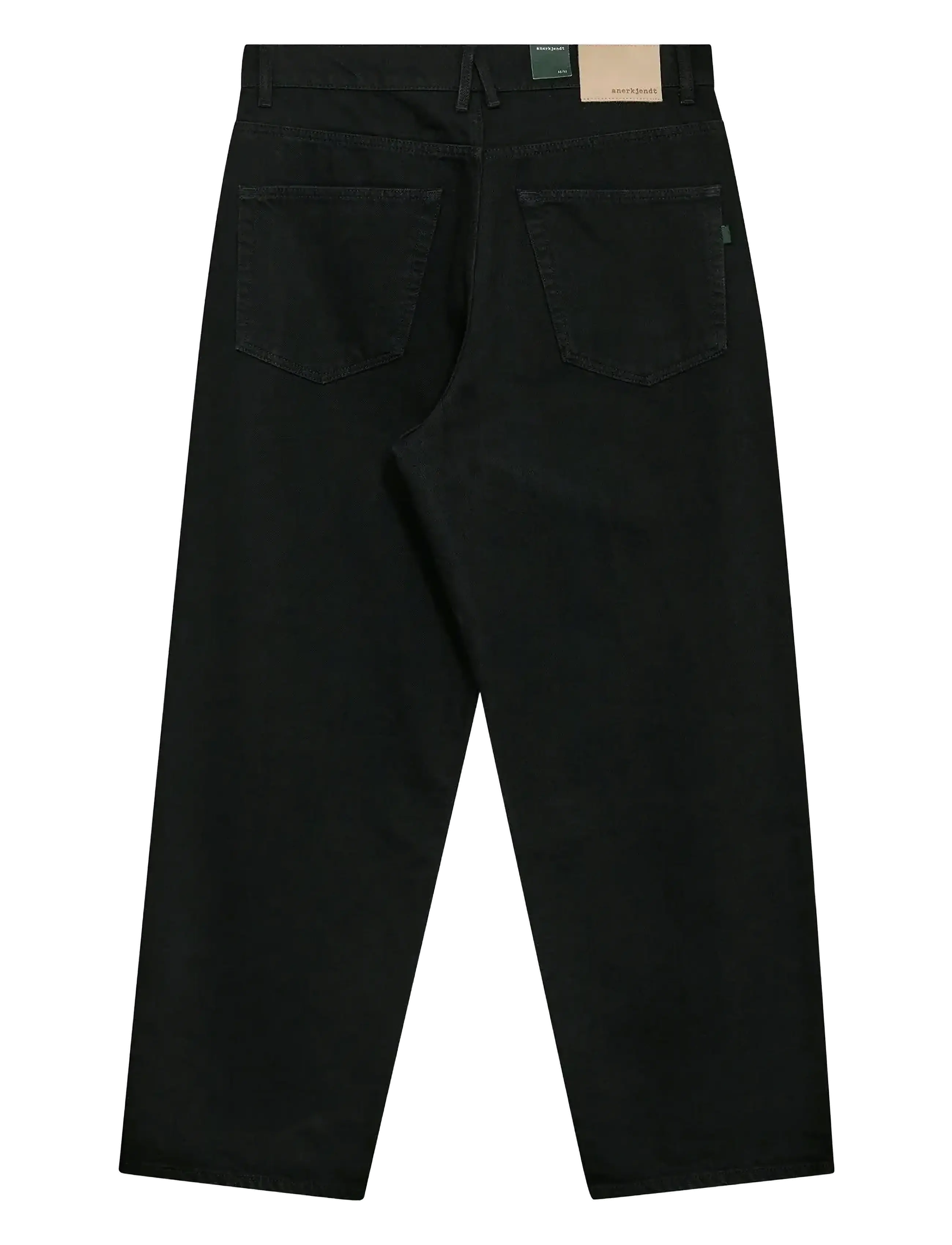 Anerkjendt - AKJONAS JEANS - 8001 TRUE BLACK - loose jeans - true black - 2