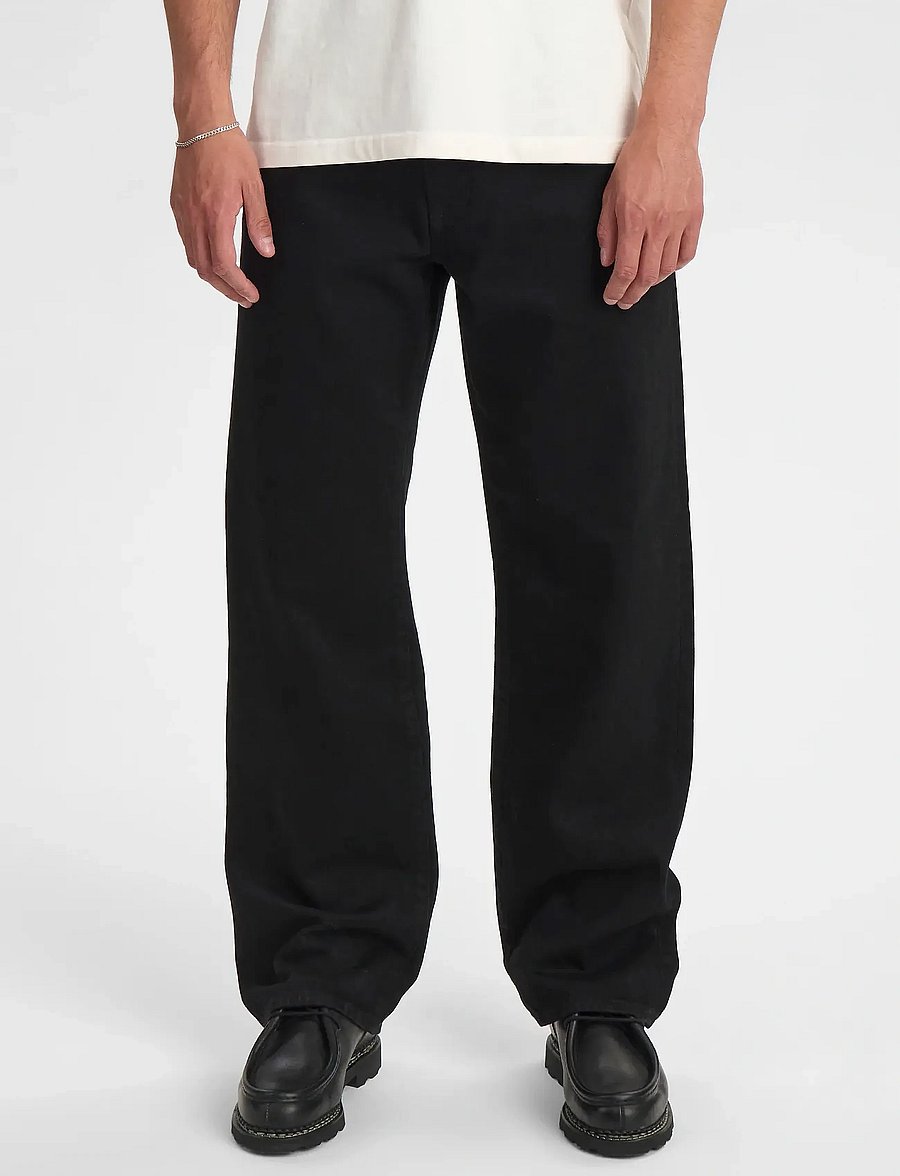 Anerkjendt - AKJONAS JEANS - 8001 TRUE BLACK - loose jeans - true black - 0