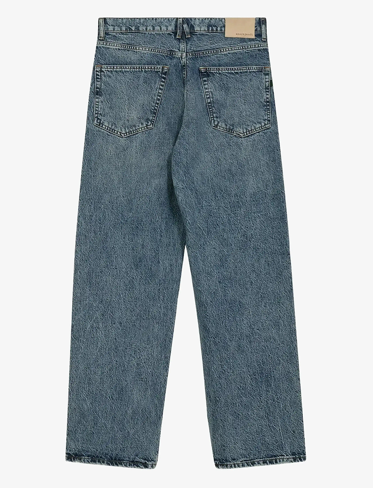 Anerkjendt - AKJONAS JEANS - 8006 MB MARBLE - loose jeans - medium blue marble - 2