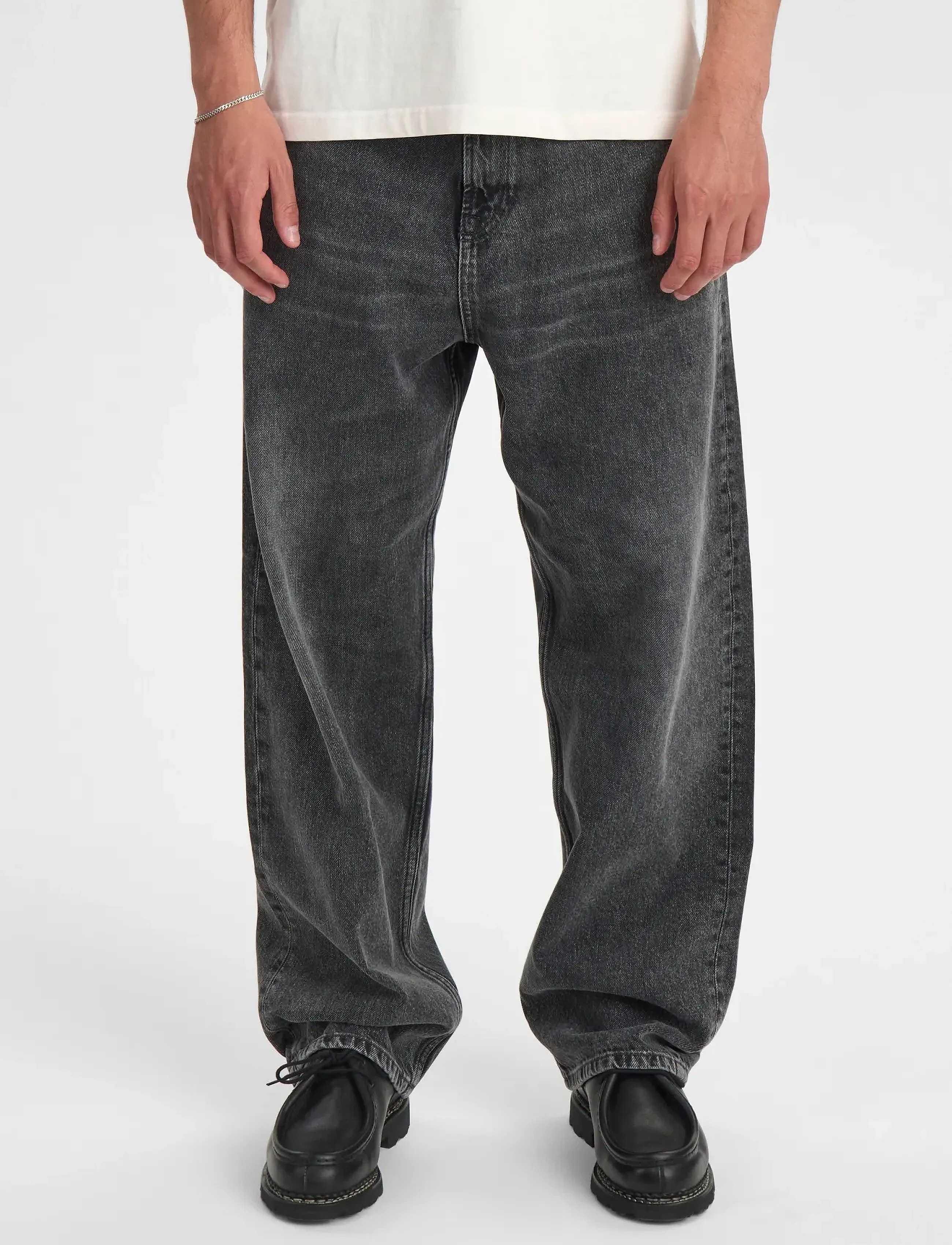Anerkjendt Akjakob Jeans 8003 Light Grey Ash, 30 x 32, Jeans, Grau - Relaxed, Männerswear