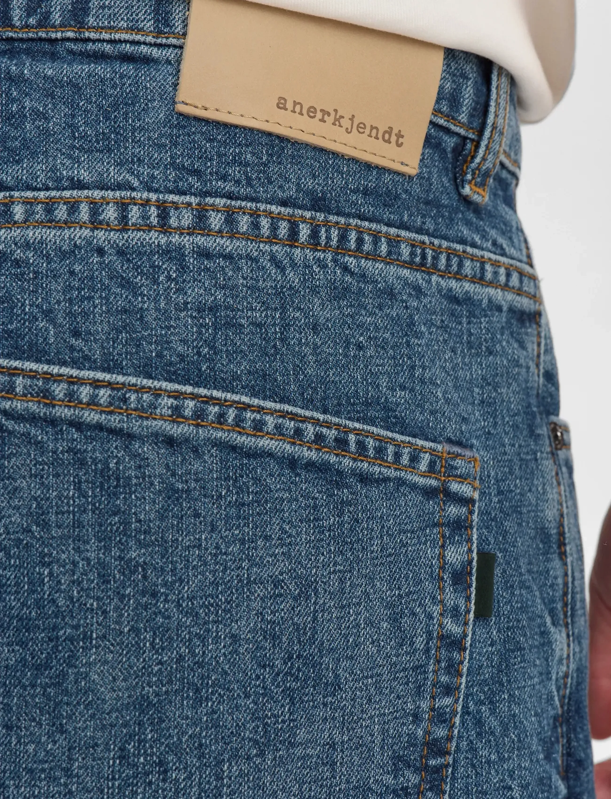 Anerkjendt - AKJAKOB JEANS - 8007 CLASSIC BLUE - rúmar gallabuxur - classic blue - 5