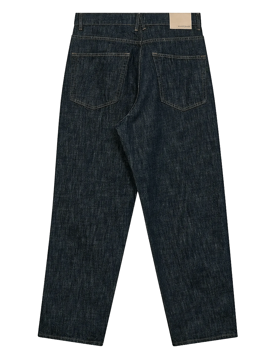 Anerkjendt - AKJAKOB JEANS - 8004 MIDNIGHT RAW - džinsi ar platiem galiem - midnight raw - 2