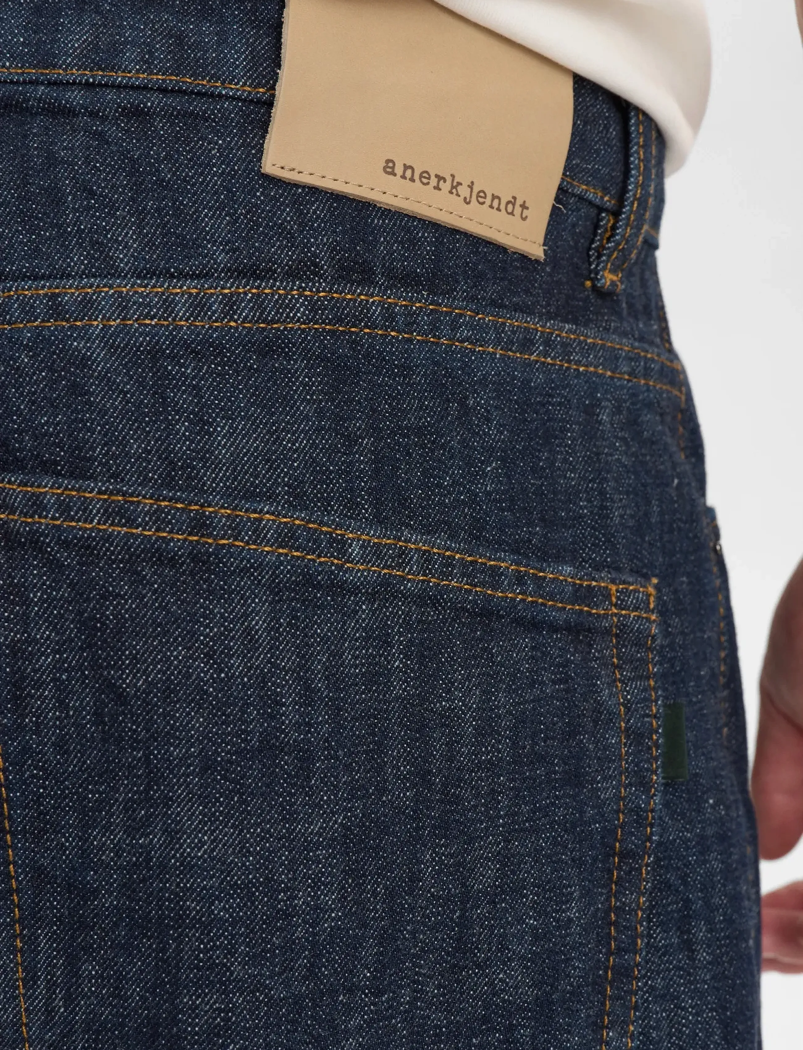 Anerkjendt - AKJAKOB JEANS - 8004 MIDNIGHT RAW - džinsi ar platiem galiem - midnight raw - 5