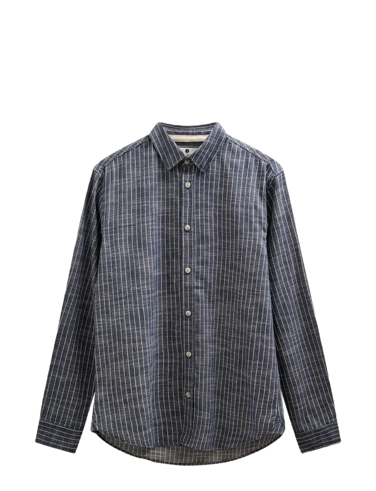 Anerkjendt AKLEIF STRIPE 2 L/S SHIRT - Deals - SKY CAPTAIN / white