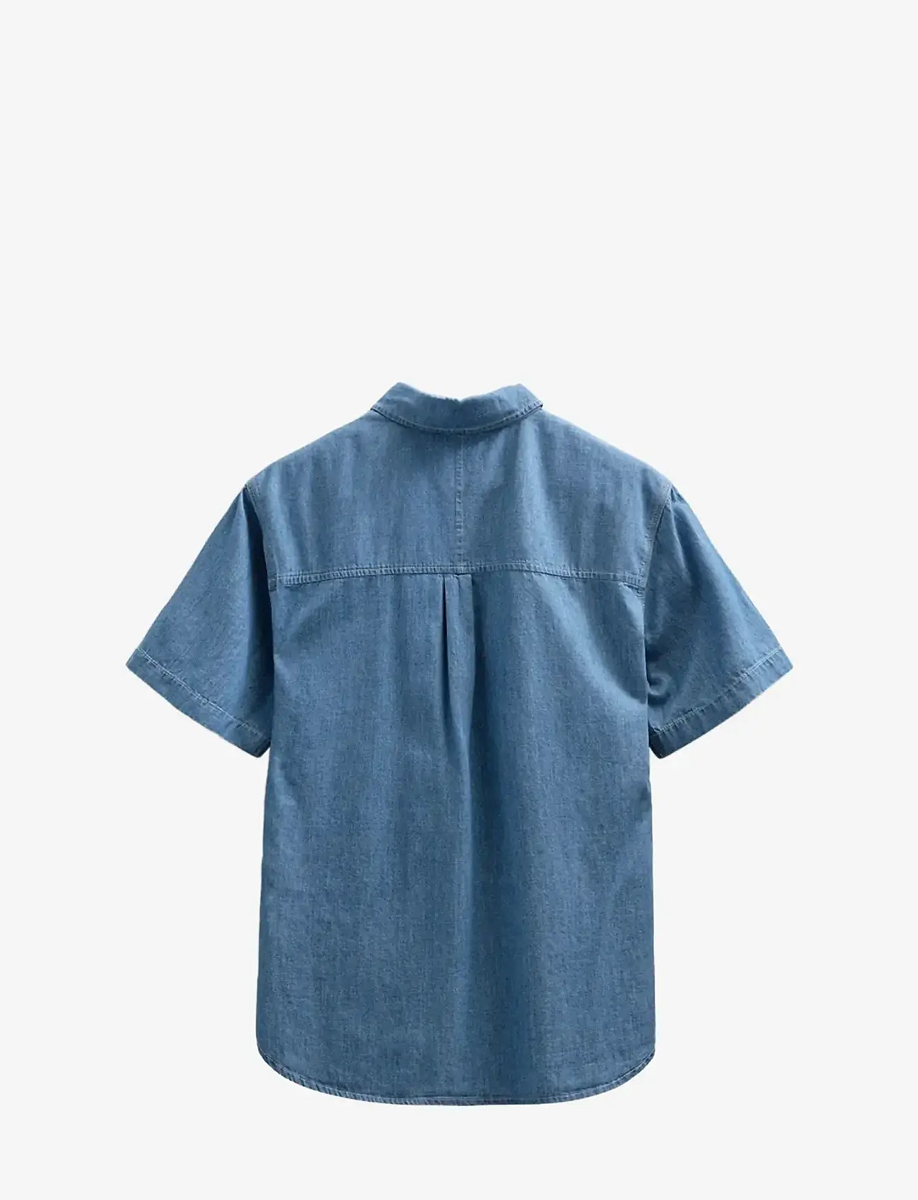 Anerkjendt - AKTHESHIRT CHAMBRAY SS SHIRT - denimskjorter - medium blue denim - 2