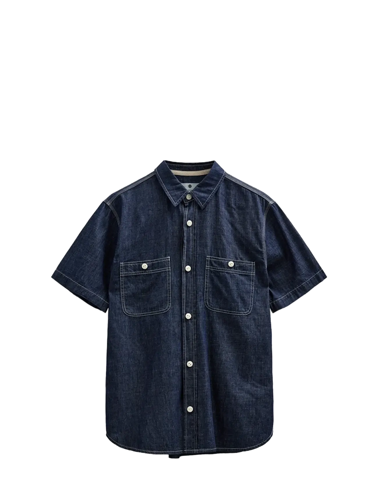 Anerkjendt AKTHESHIRT CHAMBRAY SS SHIRT - Shirts - SKY CAPTAIN / blue