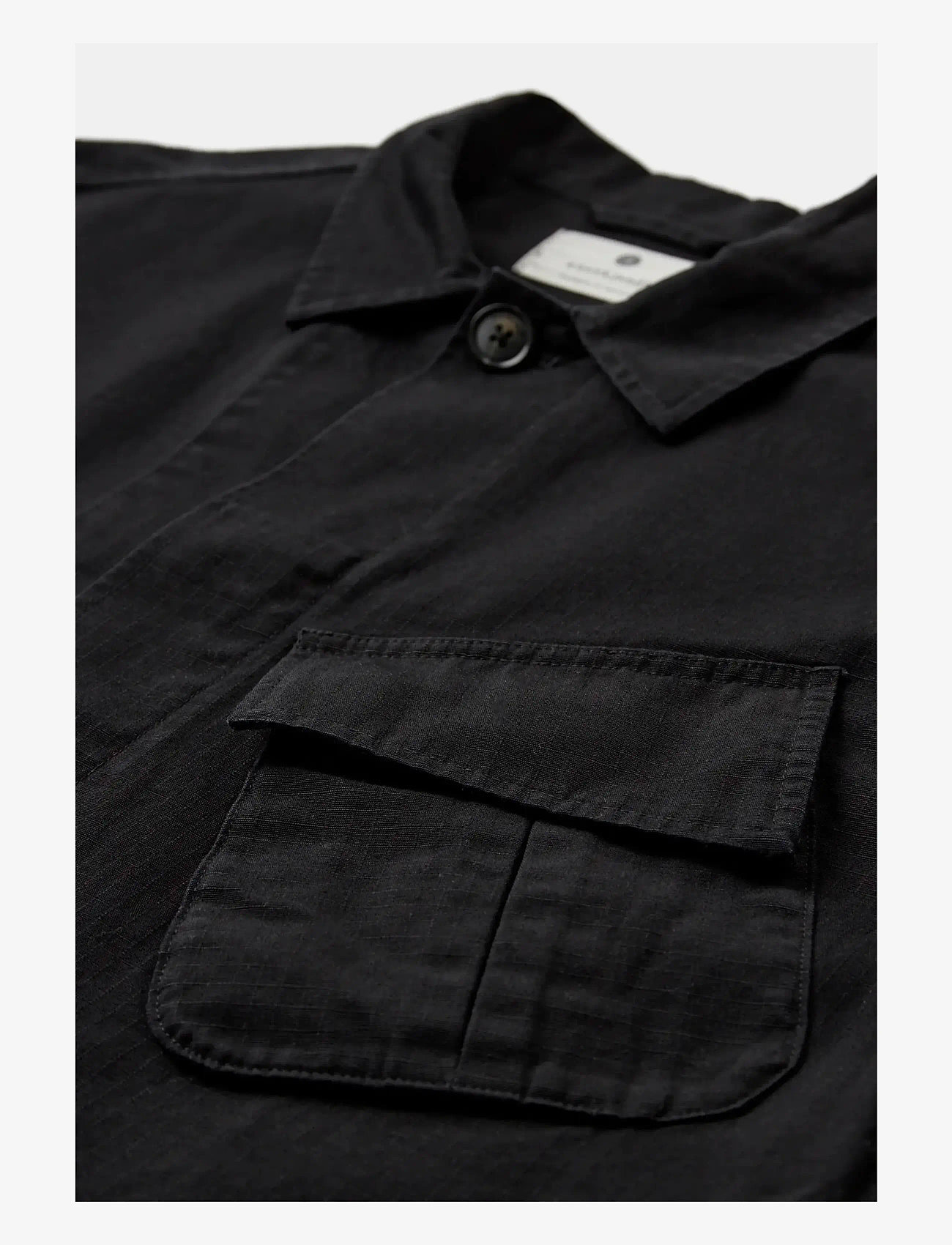 Anerkjendt - AKOTTO 4 POCKET RIBSTOP JACKET - ungefütterte denimjacken - caviar - 3