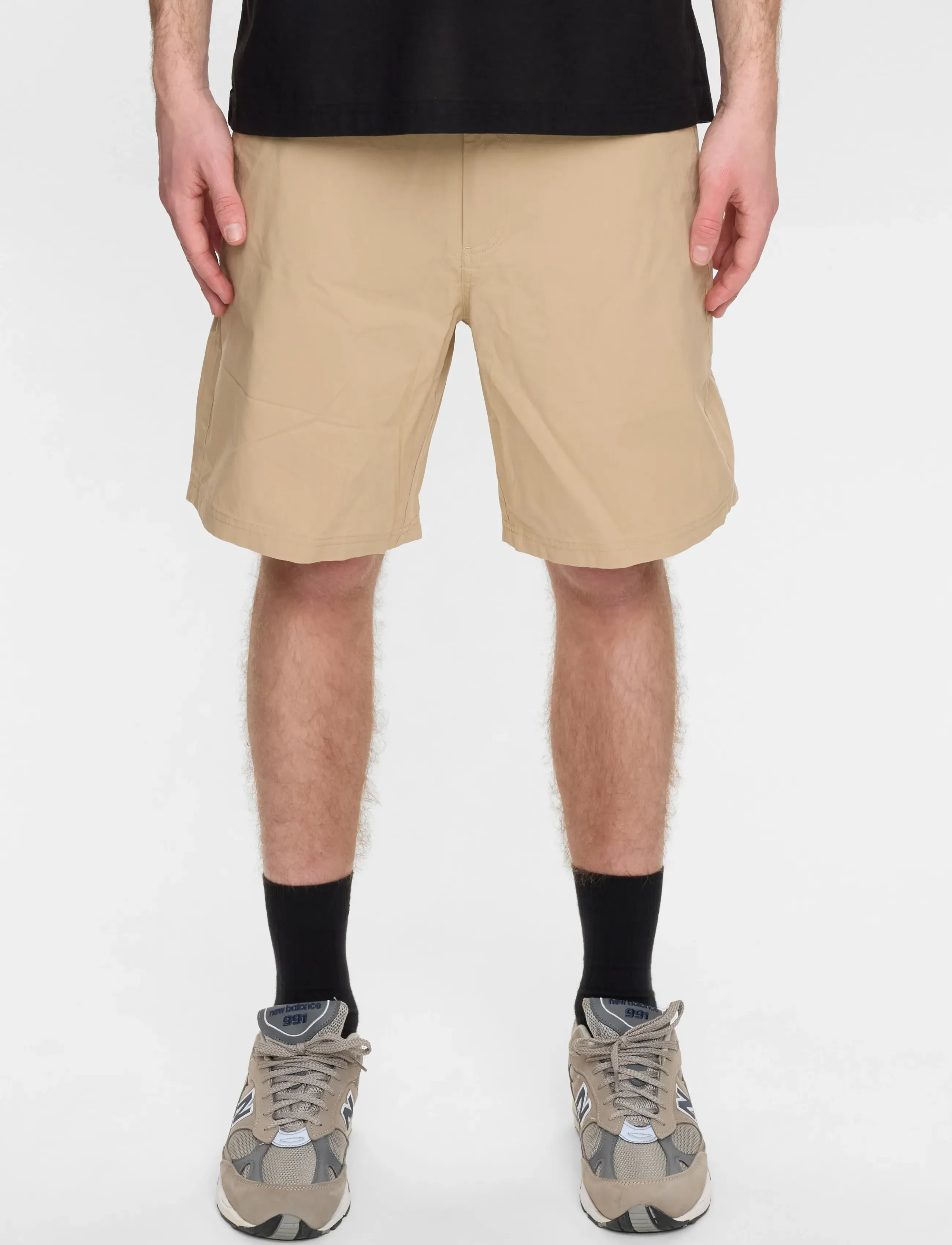 Anerkjendt - AKJAN COTTON POPLIN SHORTS - casual shorts - incense - 3