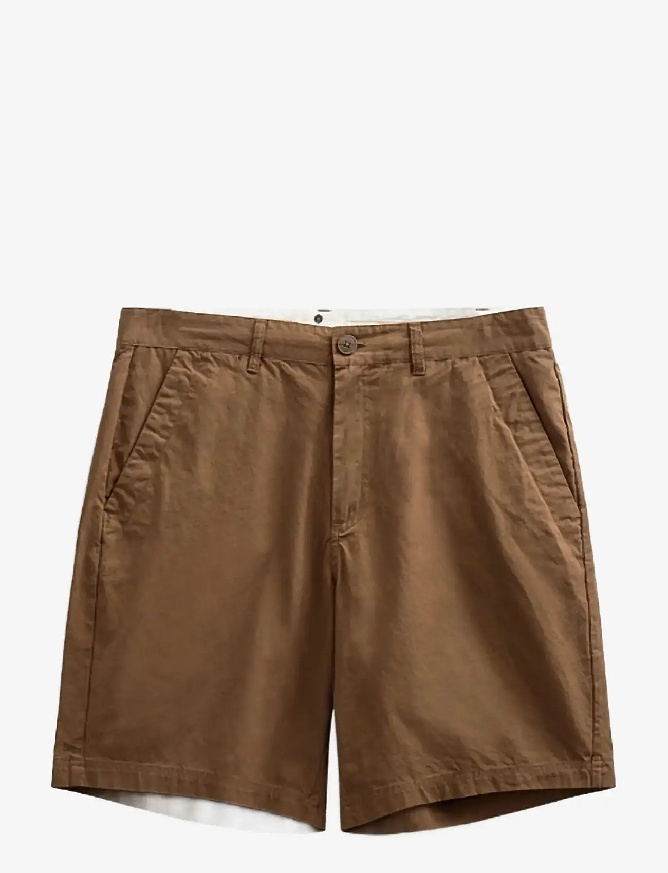 Anerkjendt - AKJAN COTTON POPLIN SHORTS - casual shorts - teak - 0