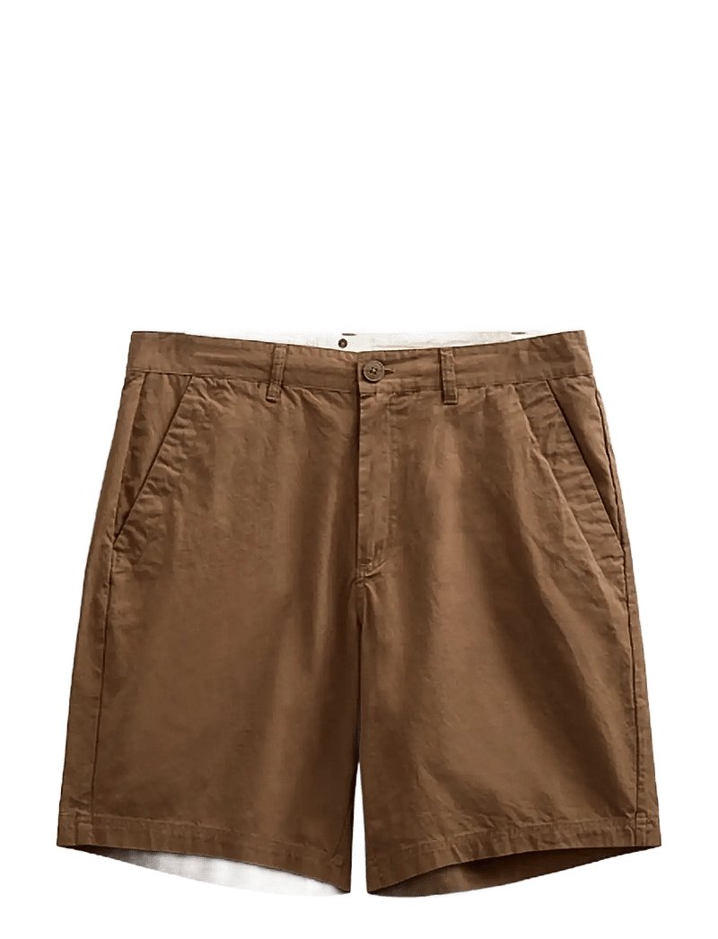 Anerkjendt - AKJAN COTTON POPLIN SHORTS - casual shorts - teak - 0