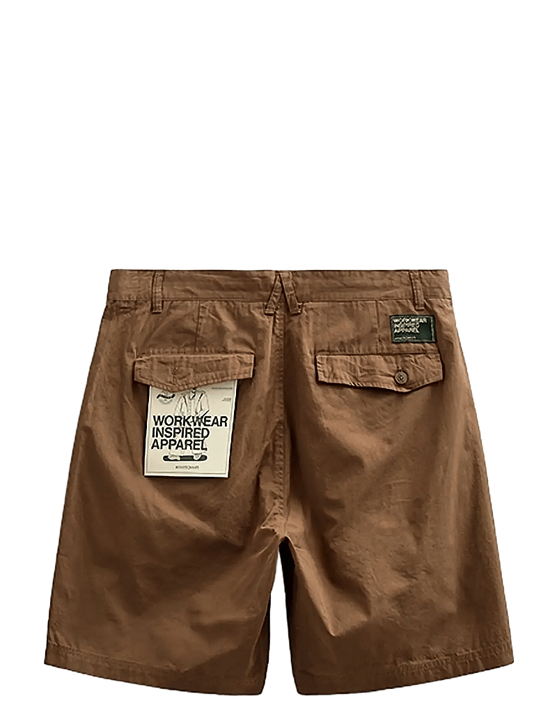 Anerkjendt - AKJAN COTTON POPLIN SHORTS - casual shorts - teak - 1