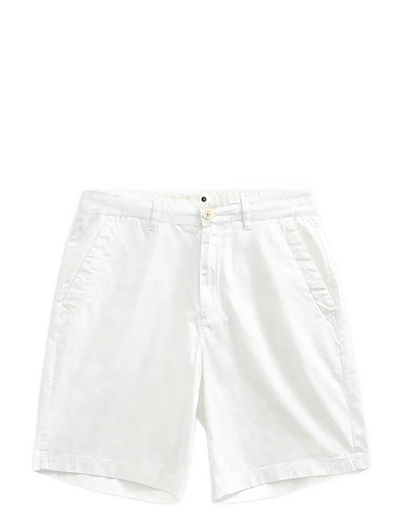 Anerkjendt Akjan Cotton Poplin Shorts, M, Weiß - Casual Männerswear