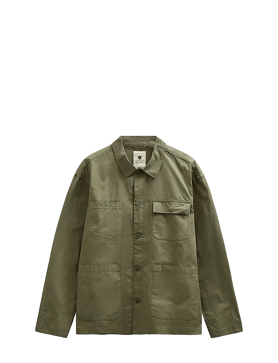 Anerkjendt - AKODIN COTTON POPLIN OVERSHIRT - loden green - 0