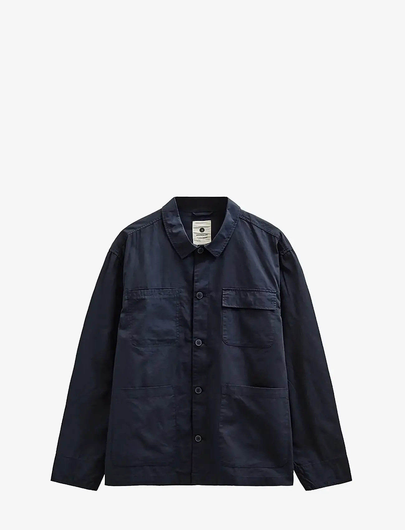 Anerkjendt - AKODIN COTTON POPLIN OVERSHIRT - overshirts - sky captain - 0