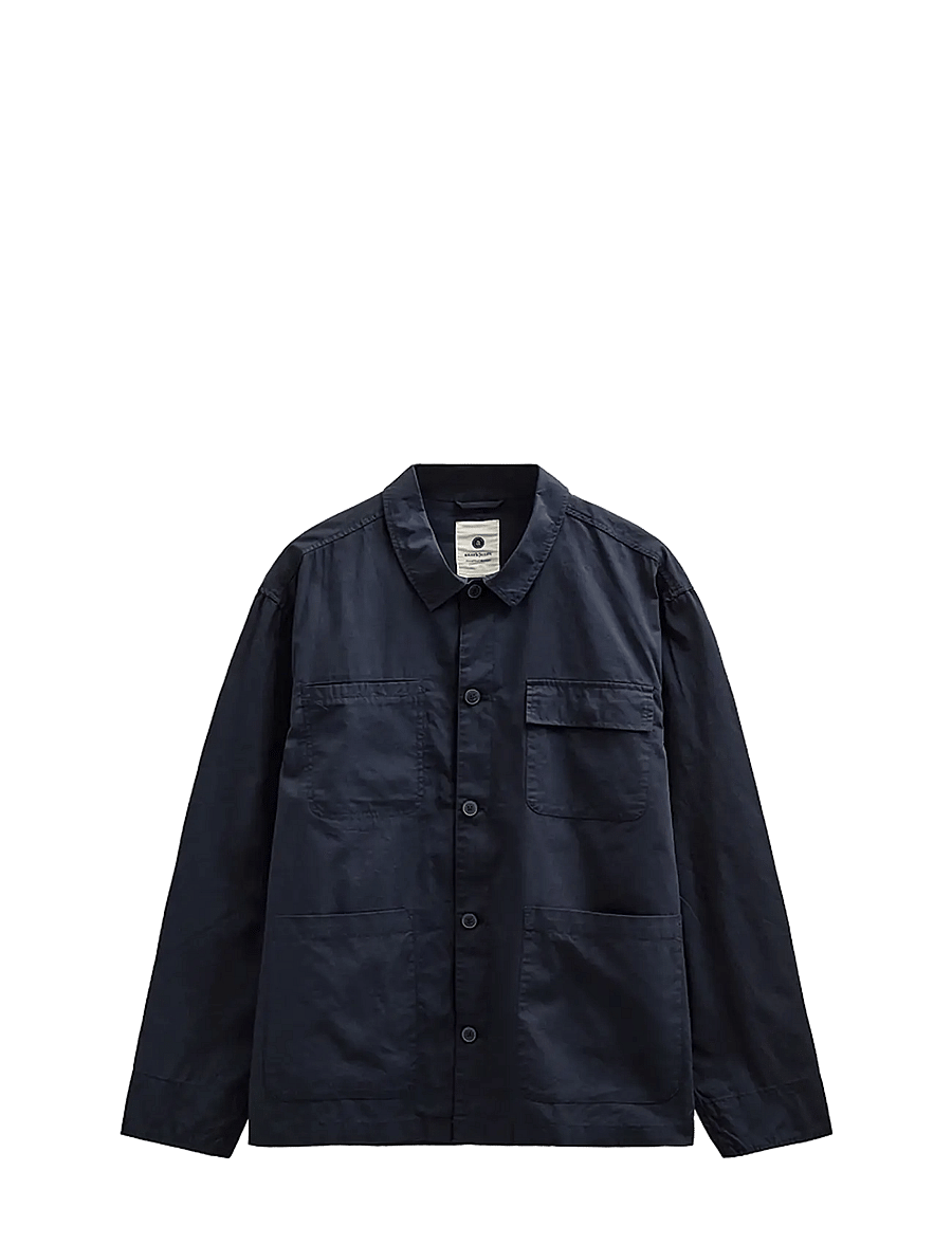 Anerkjendt - AKODIN COTTON POPLIN OVERSHIRT - sky captain - 0