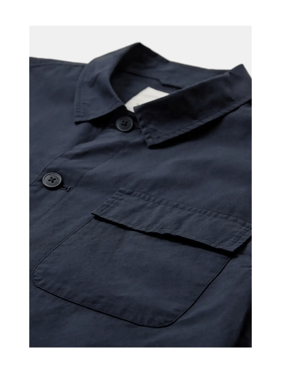 Anerkjendt - AKODIN COTTON POPLIN OVERSHIRT - sky captain - 3