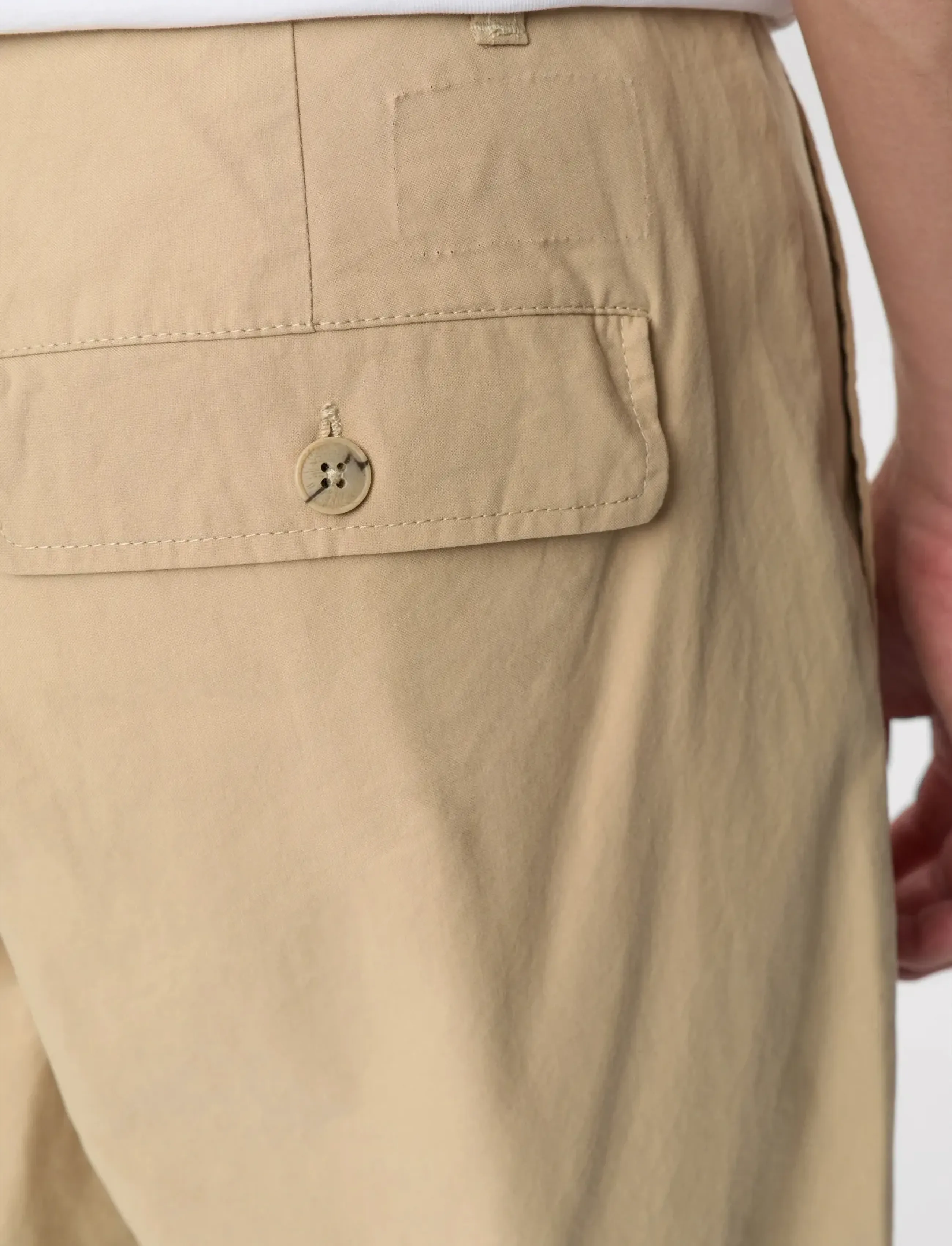 Anerkjendt AKJAN COTTON POPLIN PANTS - Apģērbi - INCENSE / beige