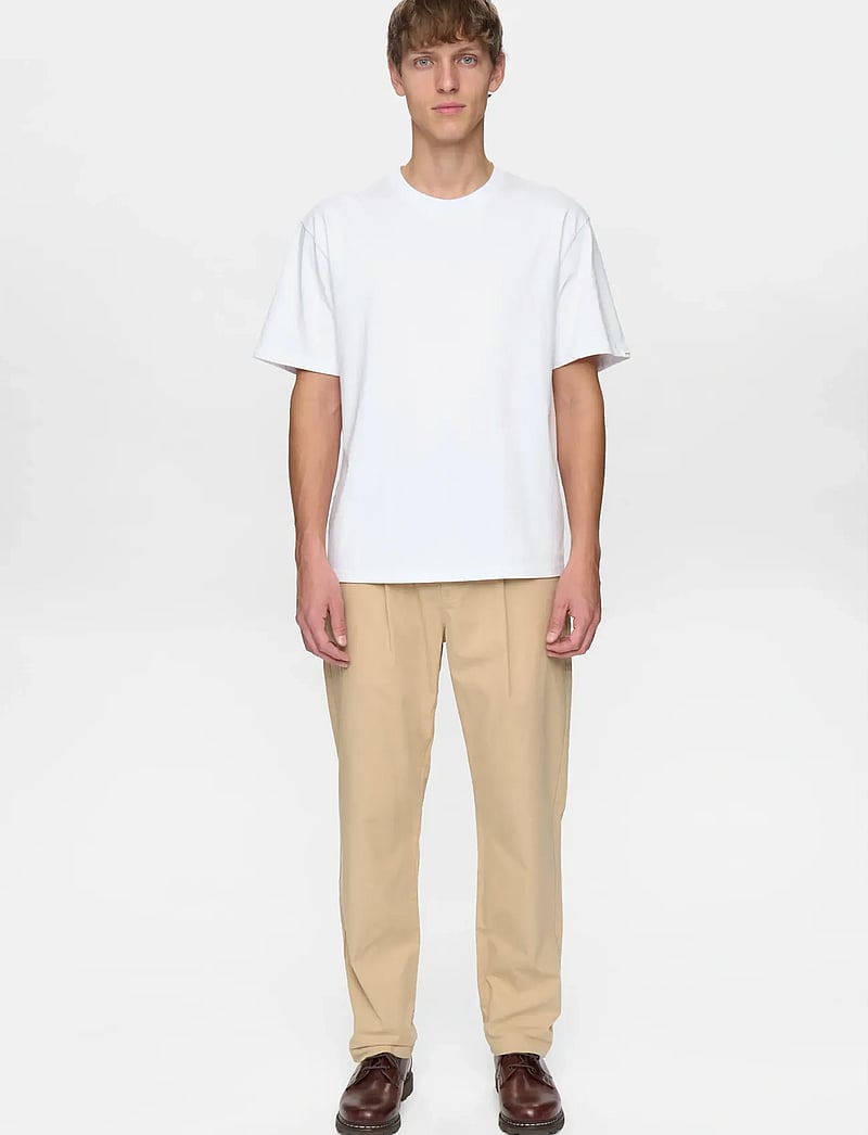 Anerkjendt - AKJAN COTTON POPLIN PANTS - vabaaja püksid - incense - 4