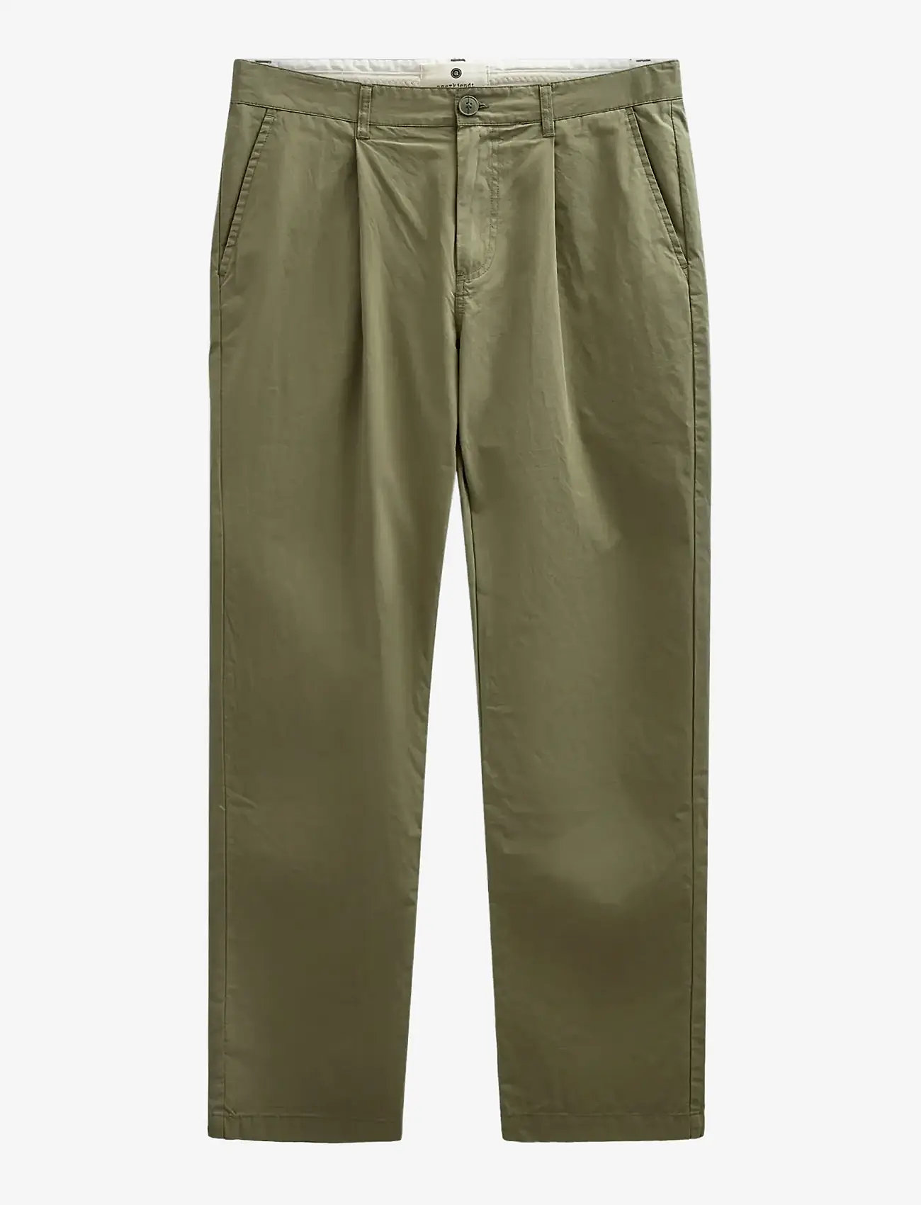 Anerkjendt - AKJAN COTTON POPLIN PANTS - casual bukser - loden green - 0