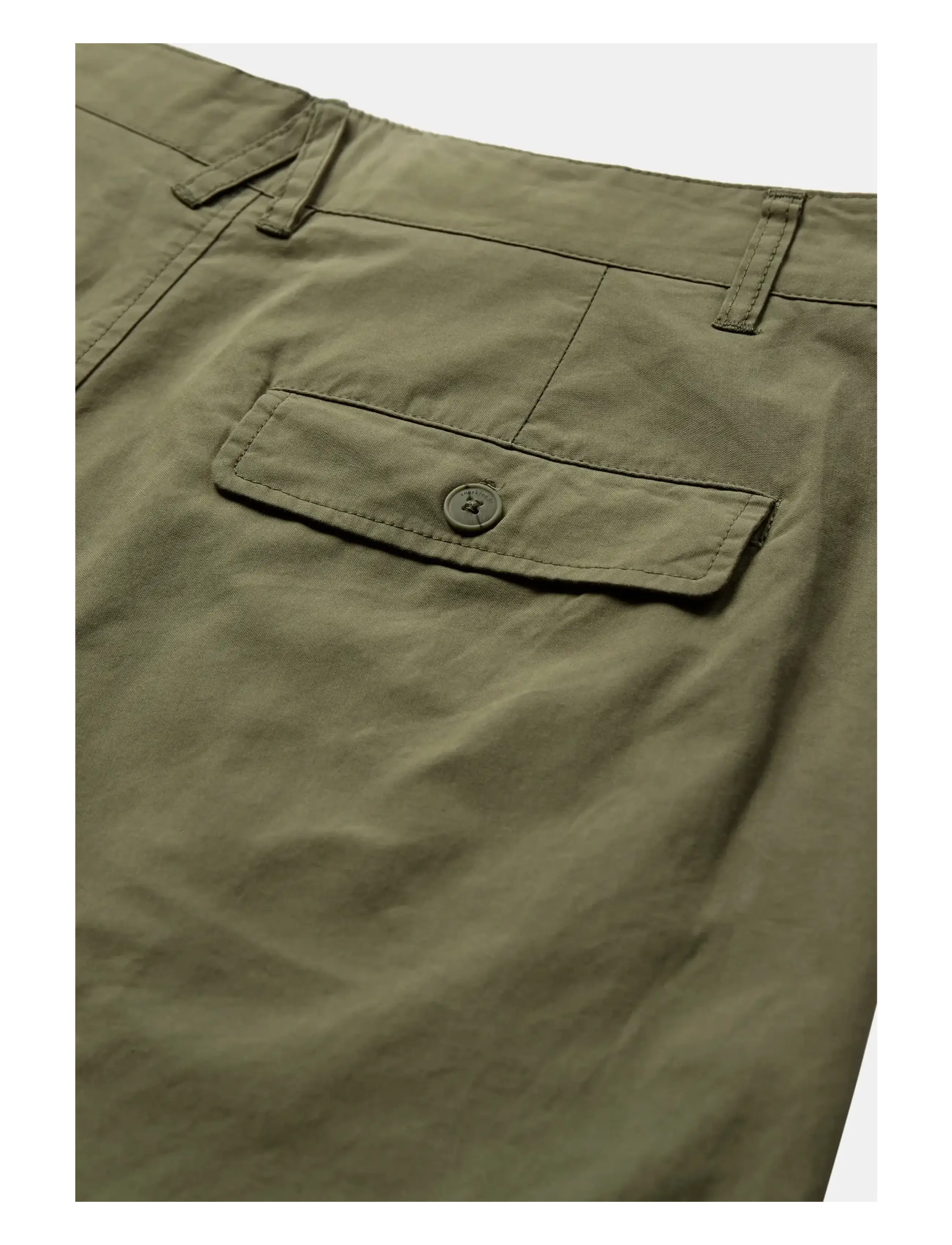 Anerkjendt - AKJAN COTTON POPLIN PANTS - casual byxor - loden green - 2