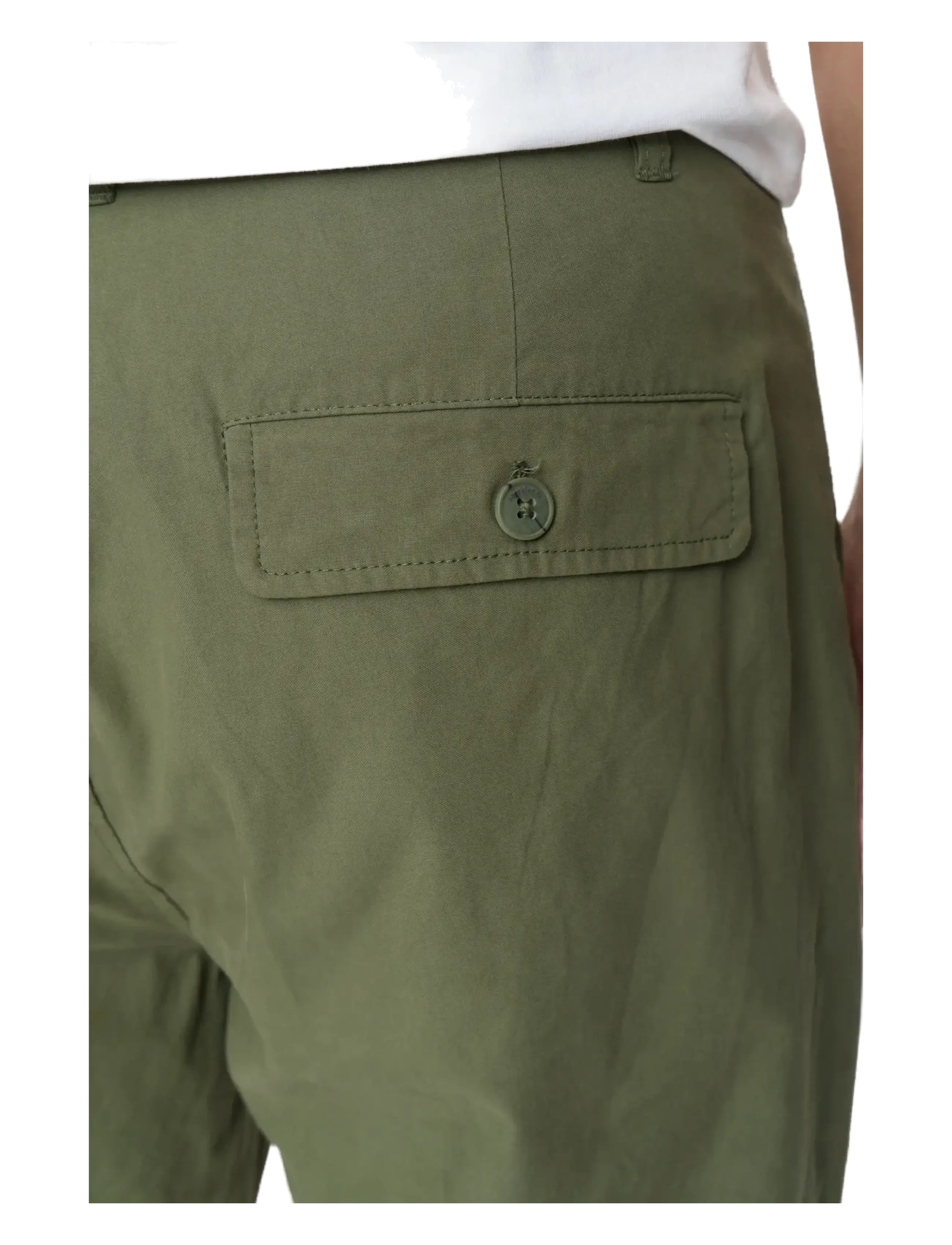 Anerkjendt - AKJAN COTTON POPLIN PANTS - casual byxor - loden green - 3