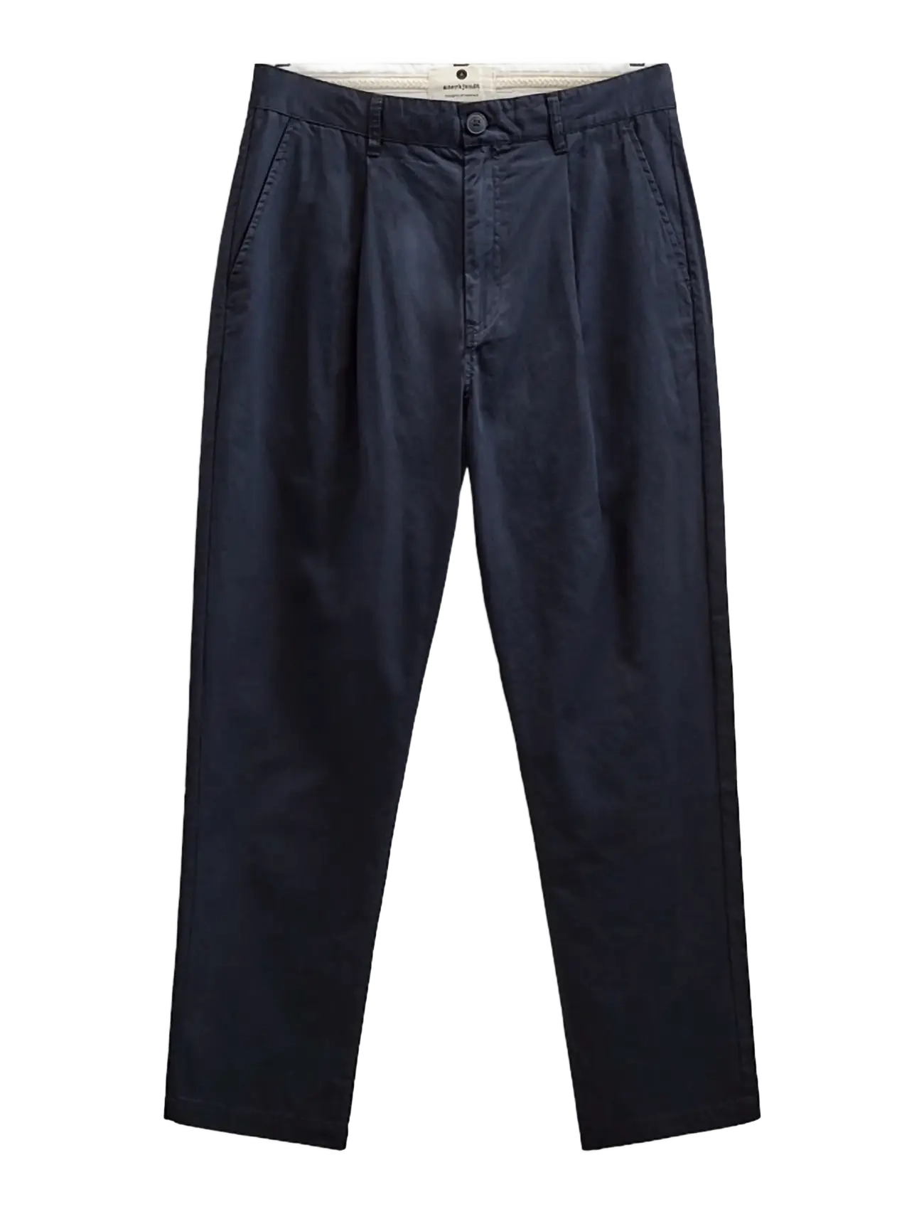 Anerkjendt AKJAN COTTON POPLIN PANTS - Tøj - SKY CAPTAIN / navy
