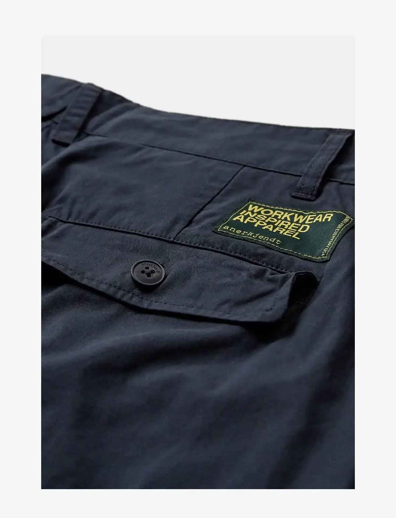 Anerkjendt - AKJAN COTTON POPLIN PANTS - casual bukser - sky captain - 1