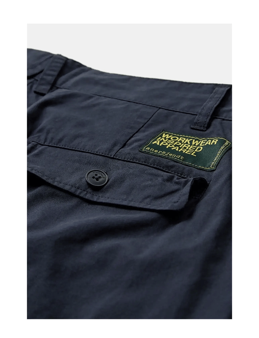 Anerkjendt - AKJAN COTTON POPLIN PANTS - casual - sky captain - 1