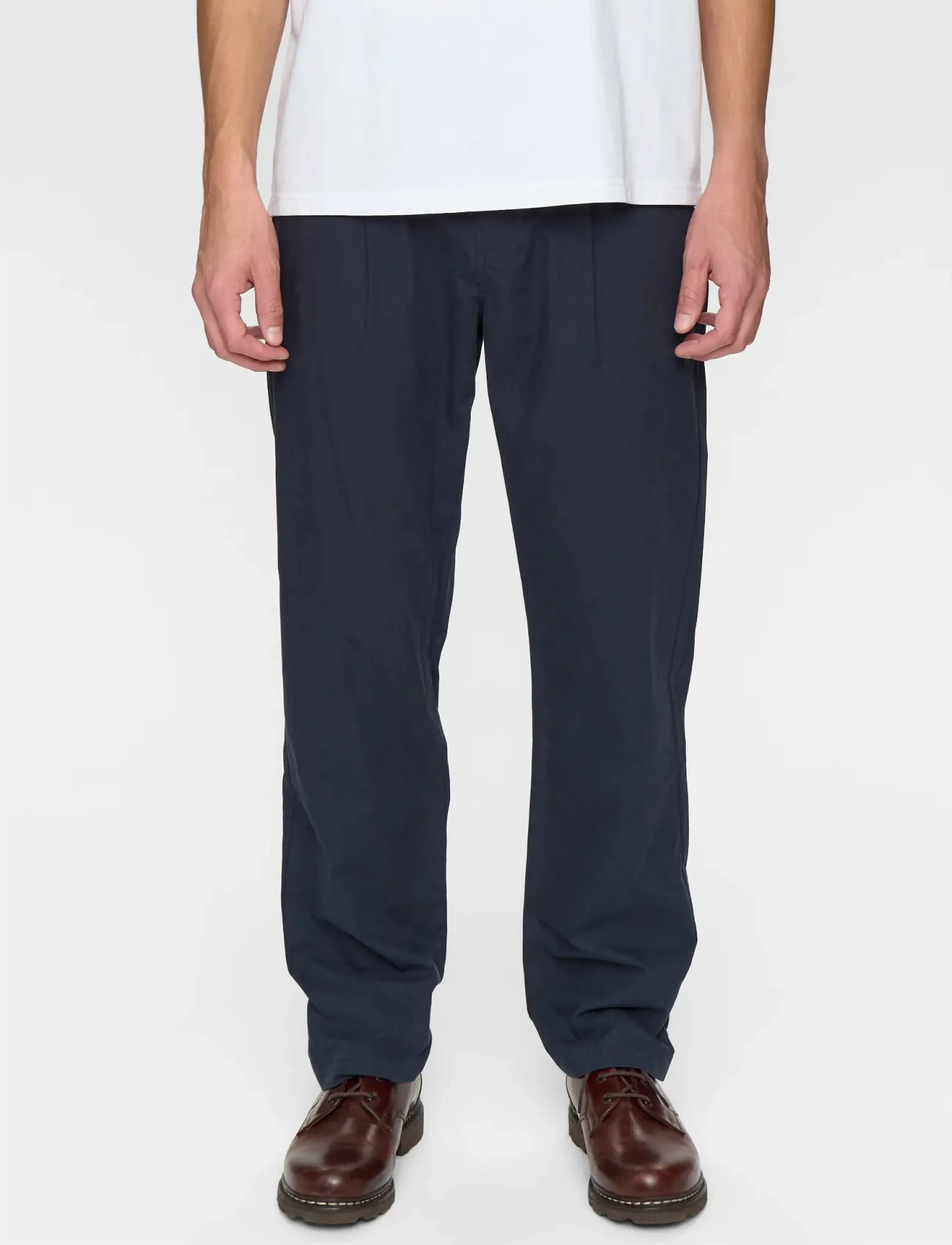 Anerkjendt - AKJAN COTTON POPLIN PANTS - casual bukser - sky captain - 4