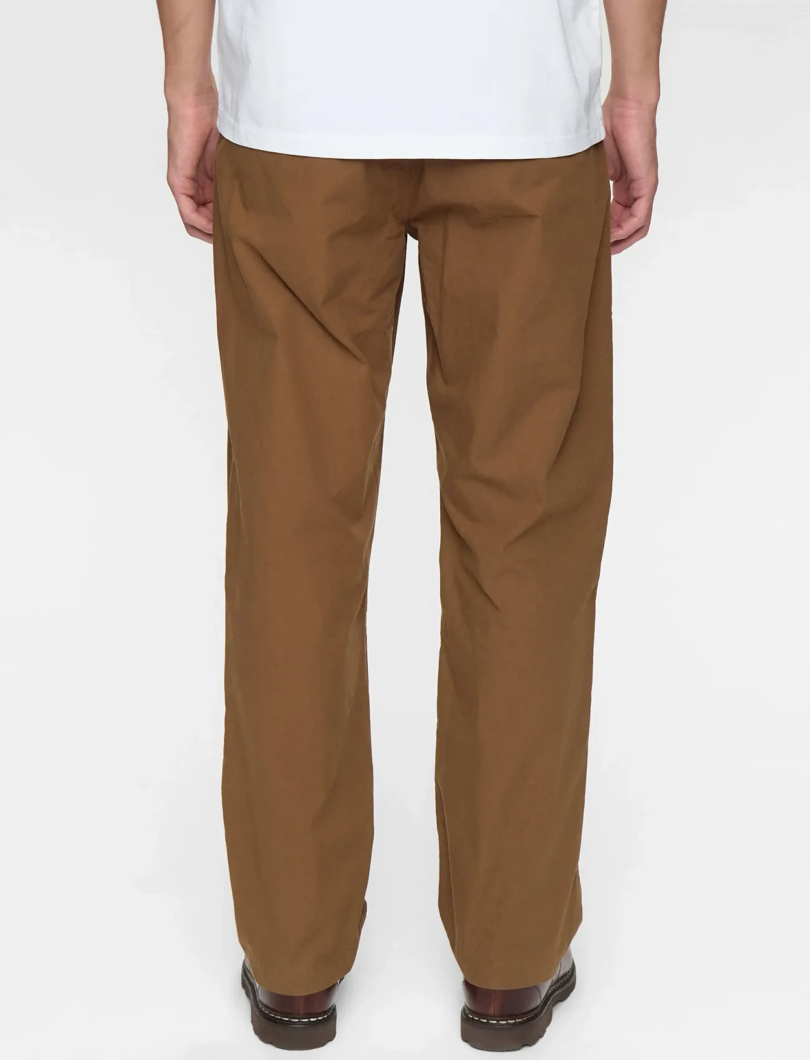 Anerkjendt - AKJAN COTTON POPLIN PANTS - vabaaja püksid - teak - 5