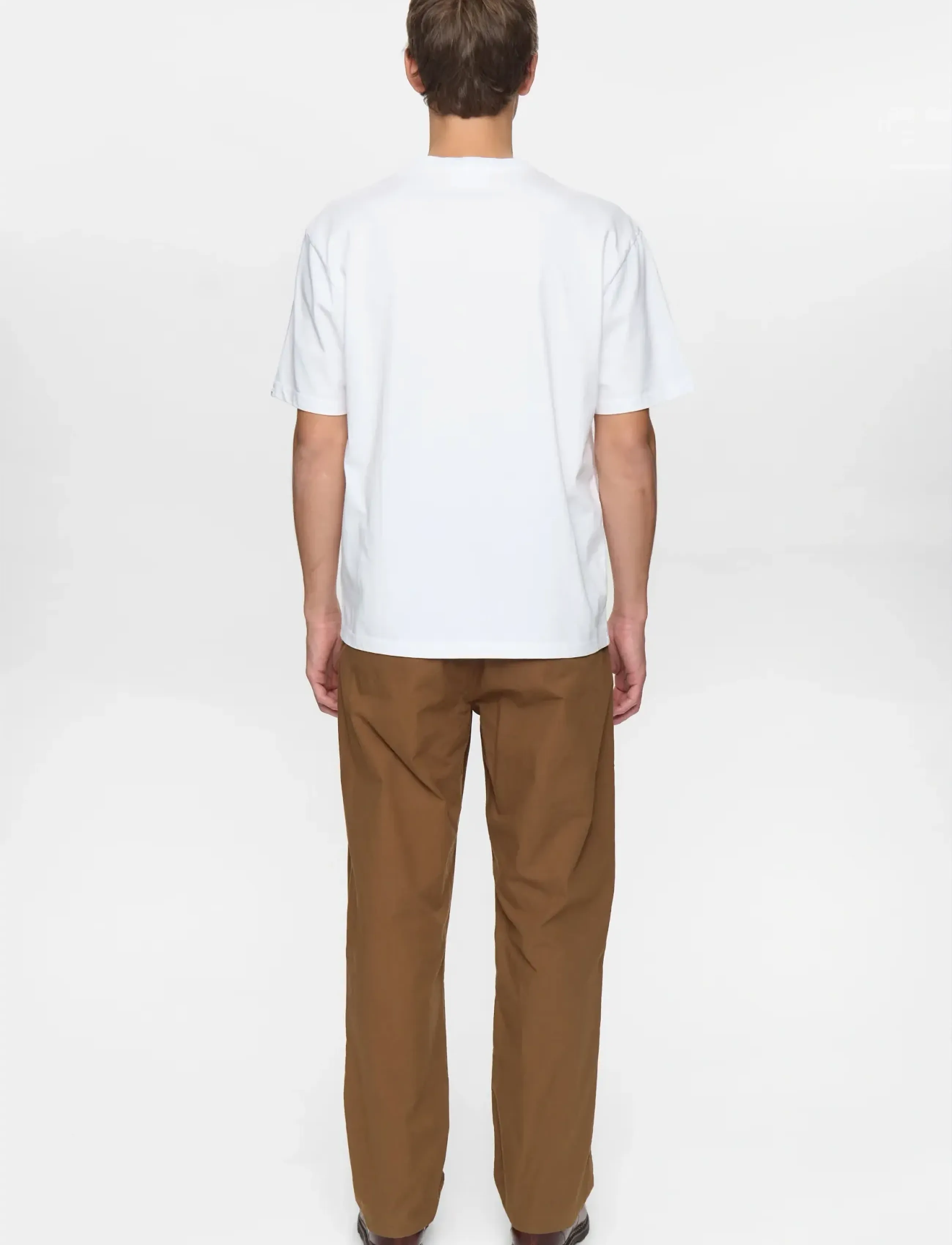 Anerkjendt - AKJAN COTTON POPLIN PANTS - trousers & jeans - teak - 3