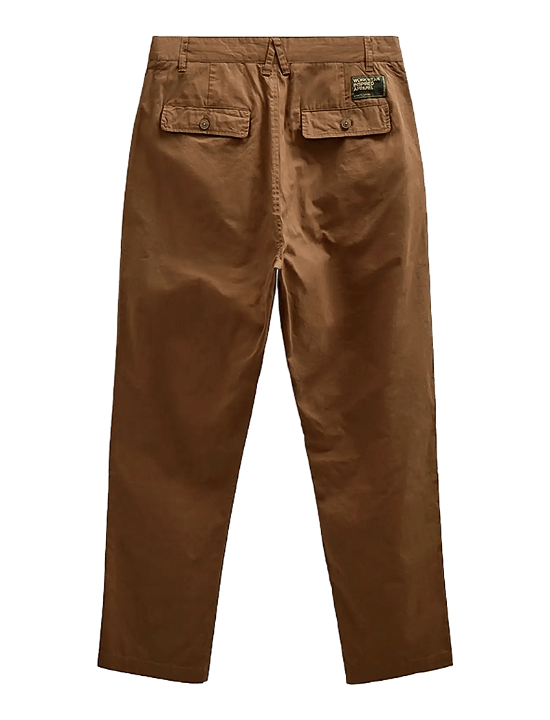 Anerkjendt - AKJAN COTTON POPLIN PANTS - casual trousers - teak - 1