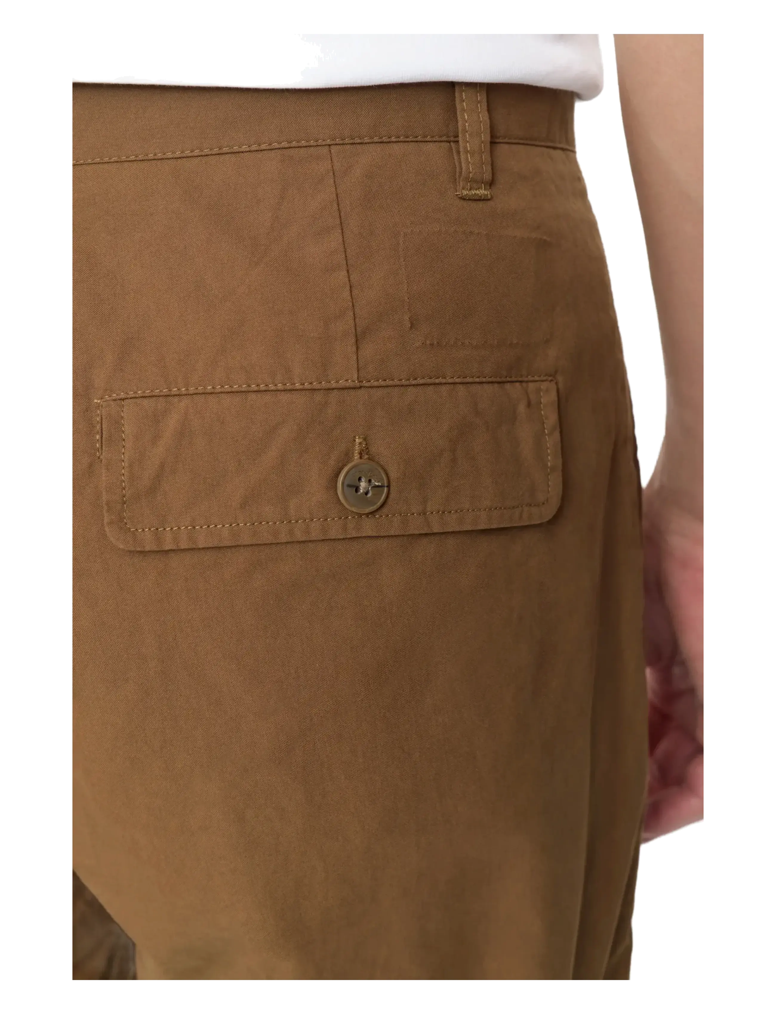 Anerkjendt - AKJAN COTTON POPLIN PANTS - vabaaja püksid - teak - 2