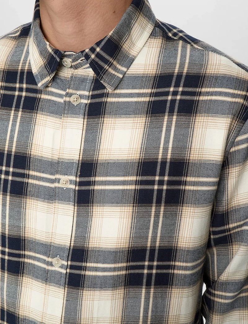 Anerkjendt - AKLEIF VISCOSE CHECK LS SHIRT - hemden mit muster - sky captain - 4